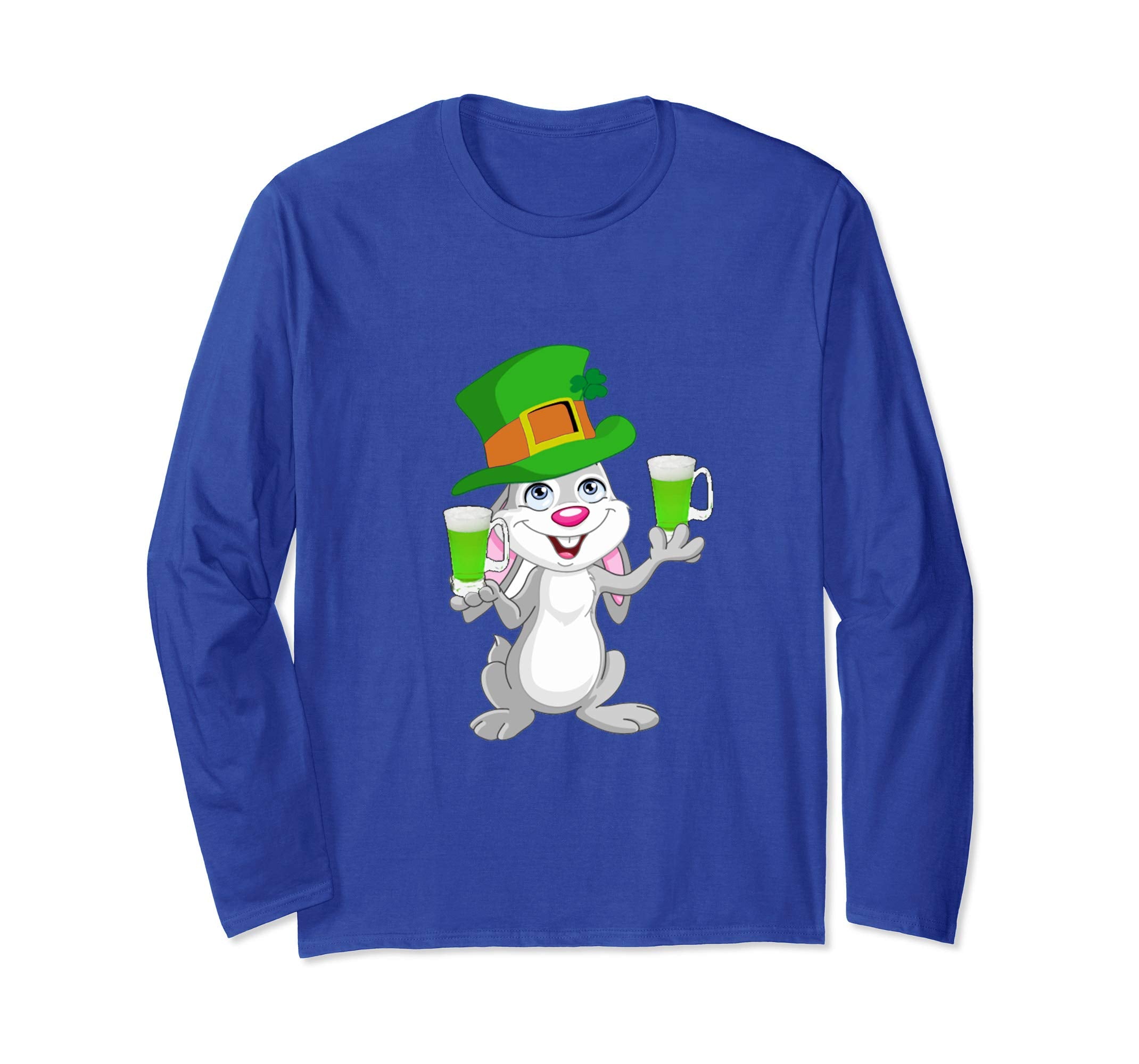 St. Patricks Day Easter bunny long sleeve shirt