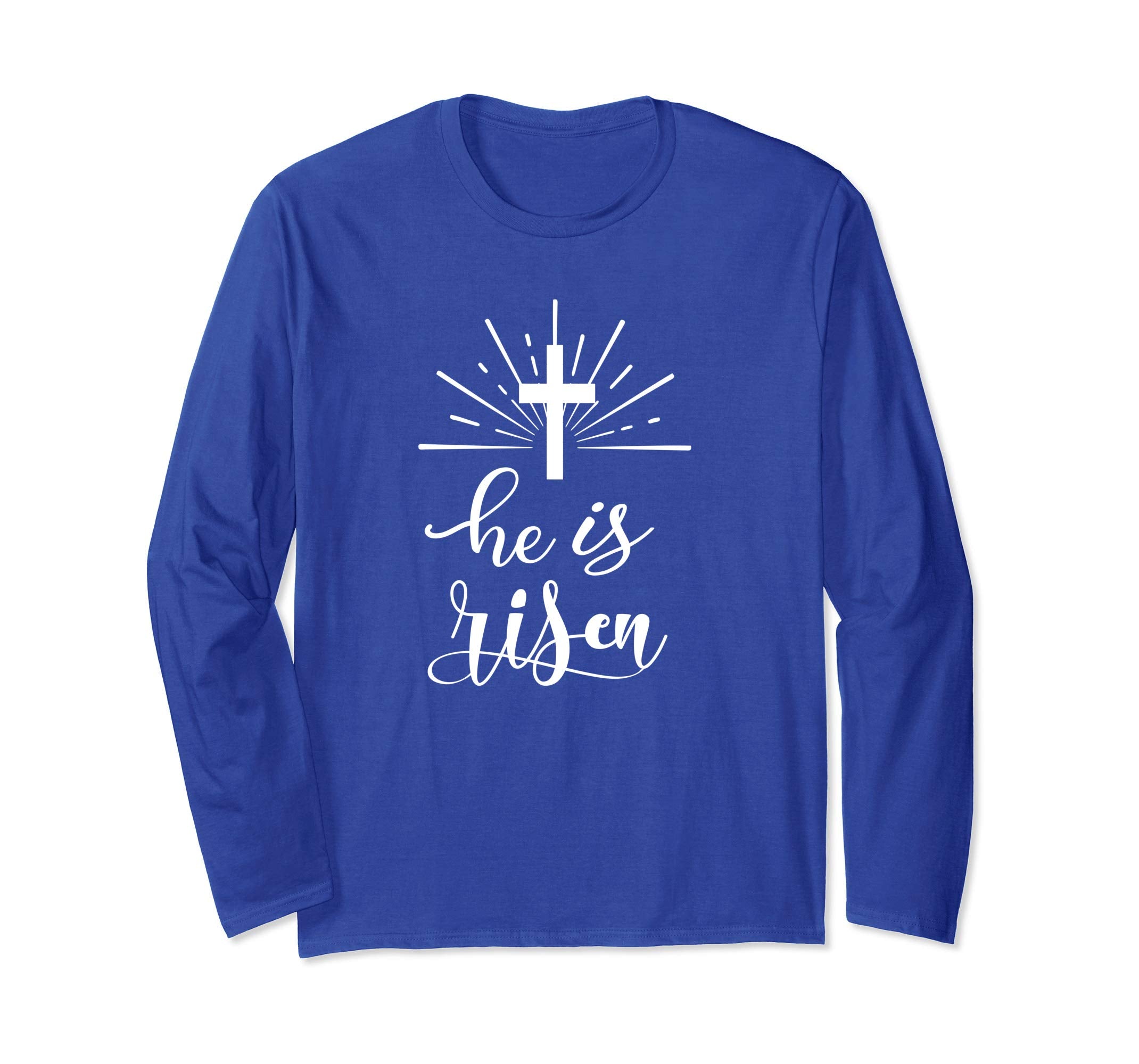 Easter Christian Longsleeve Shirt-Resurrection He Is Risen