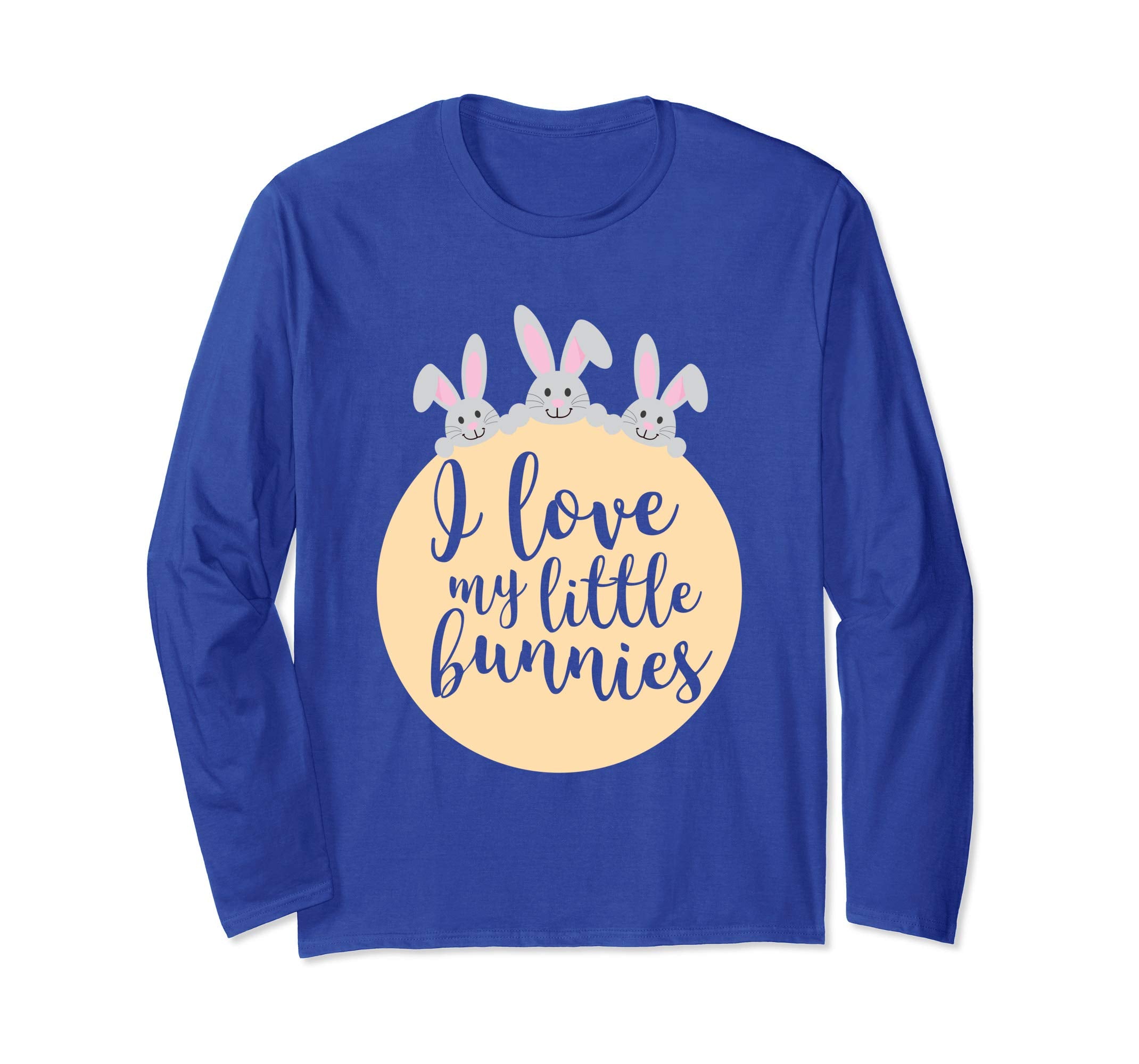 Easter Teacher Gift Shirt Cute Bunnies Long sleeve