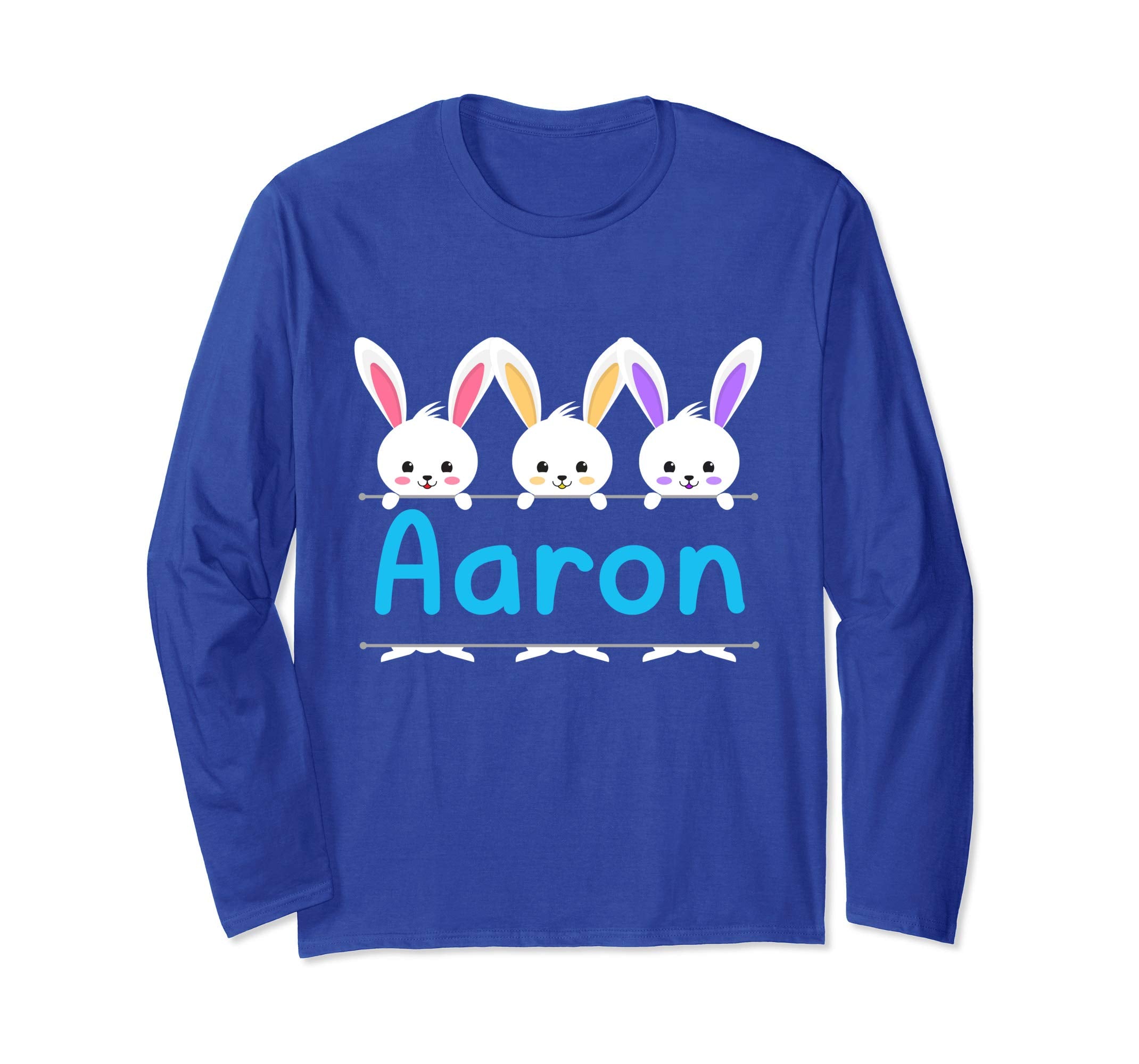 Easter day t-shirt super cute 3 Aaron Rabbits