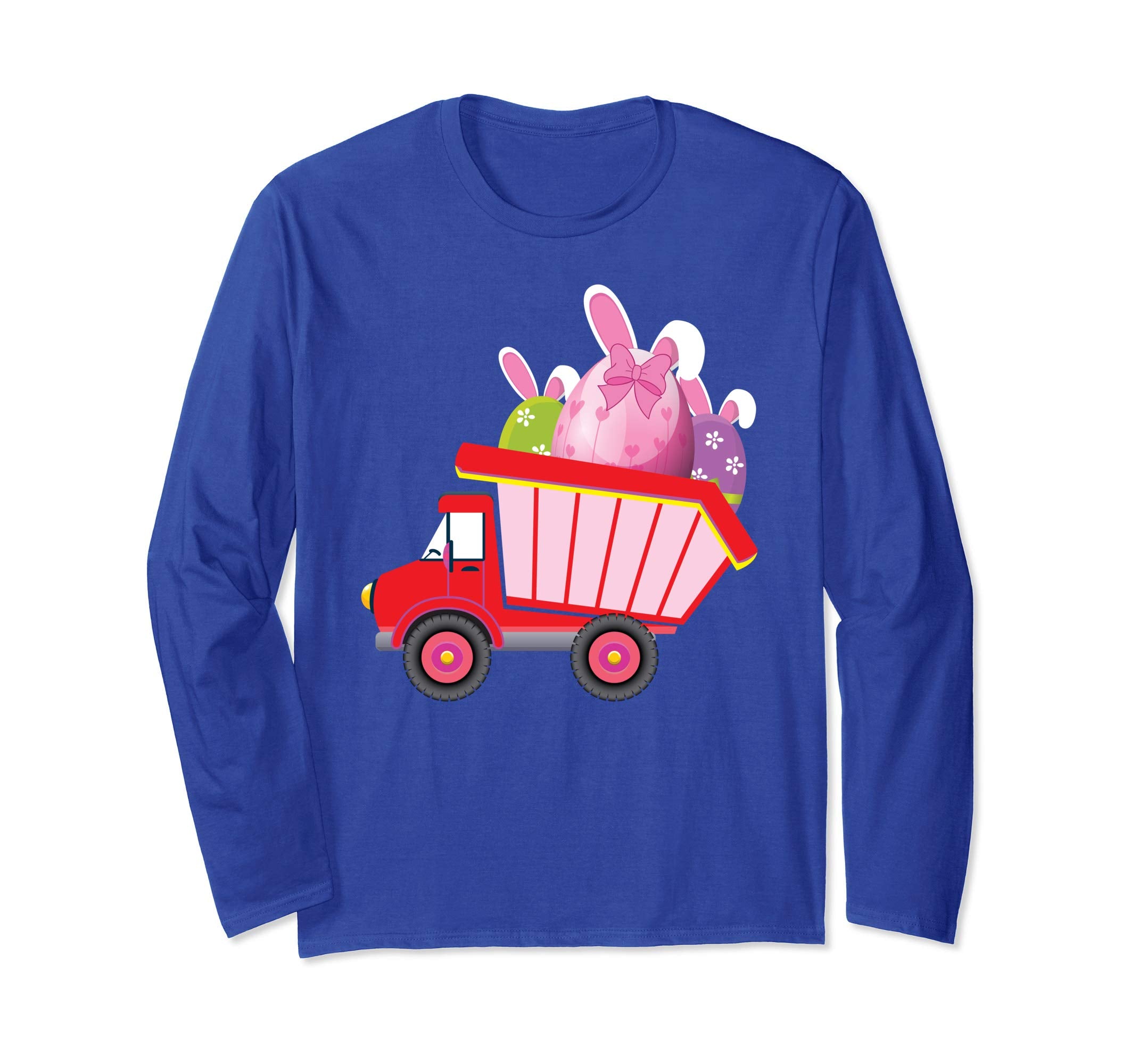 Easter Dump Truck Bunny Eggs Delivering T-Shirt Boys Girls
