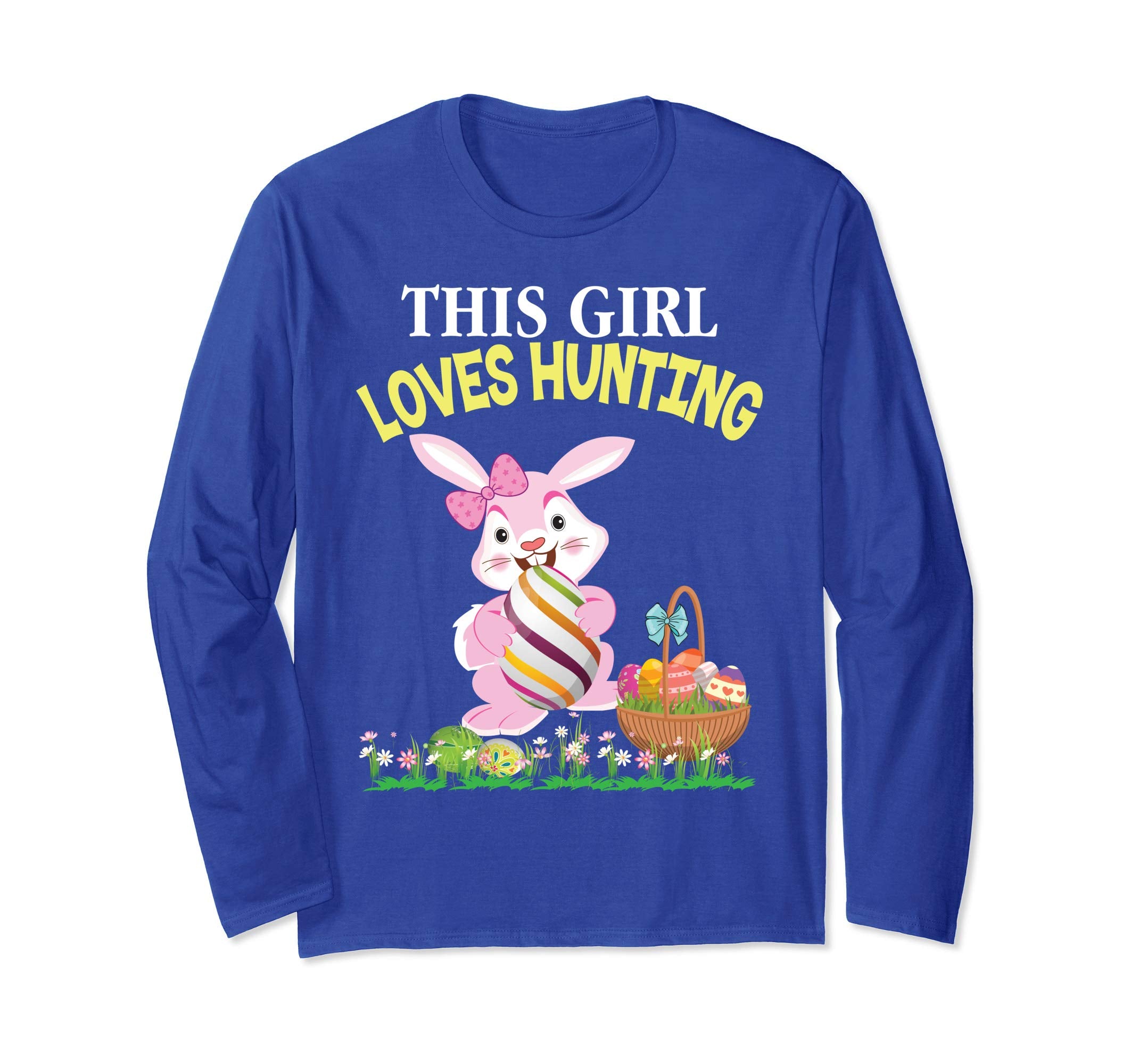 This Girl Loves Eggs Hunting Bunny Easter Day T-Shirt