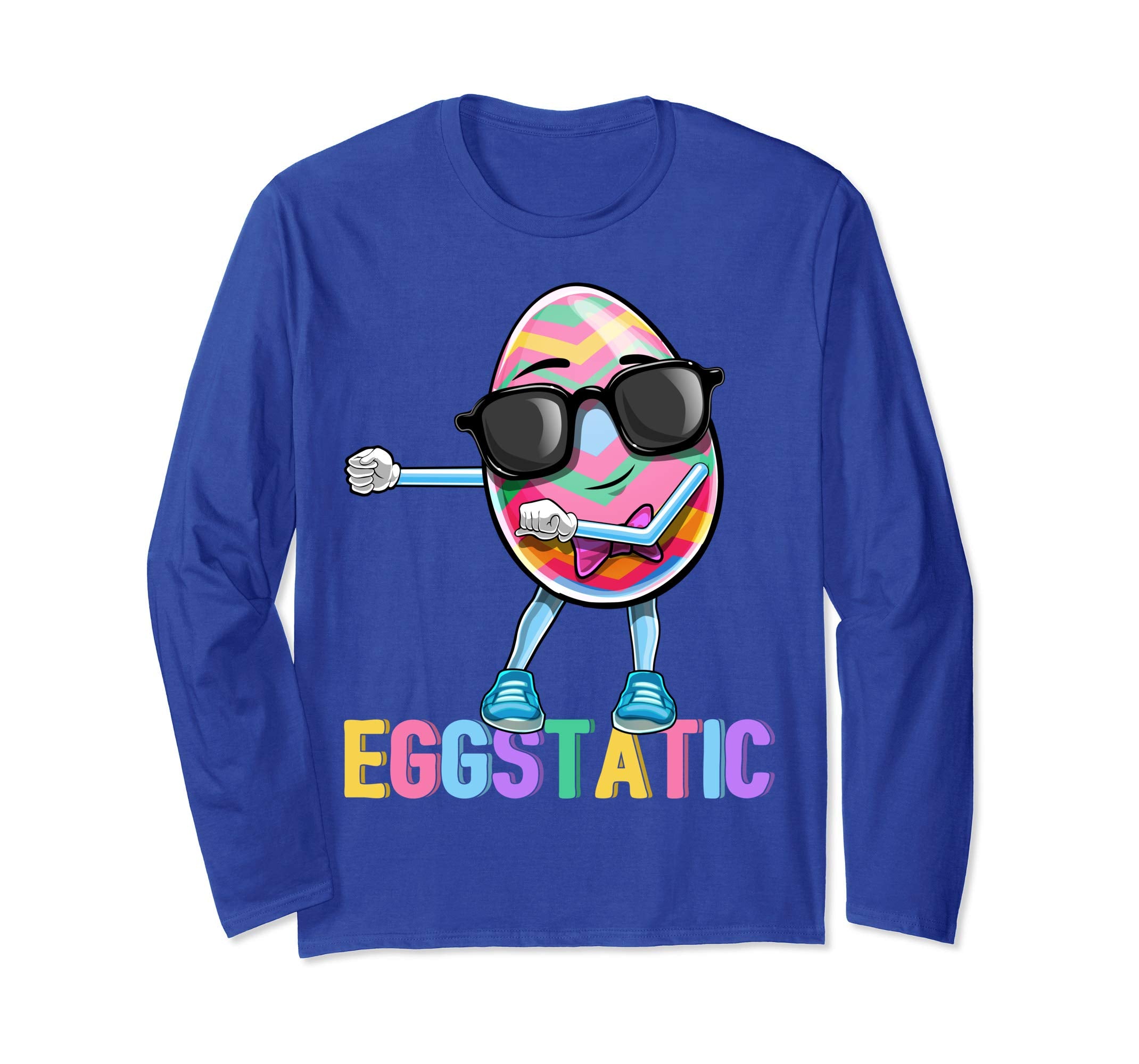 Eggstatic Flossing Easter Egg Long Sleeve Shirt Gift