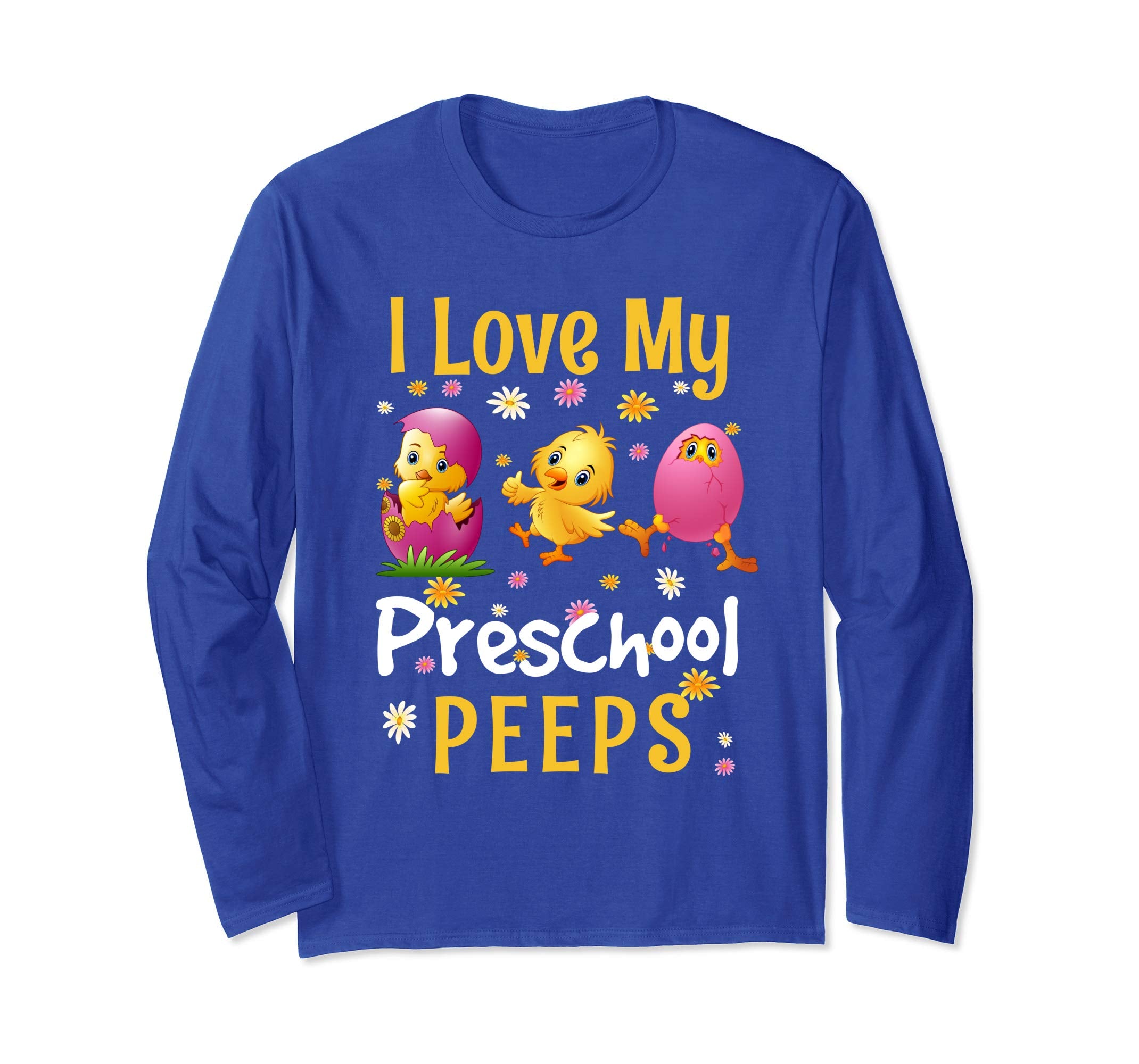Easter Preschool Teacher Shirt Gift Easter Long Sleeve Shirt
