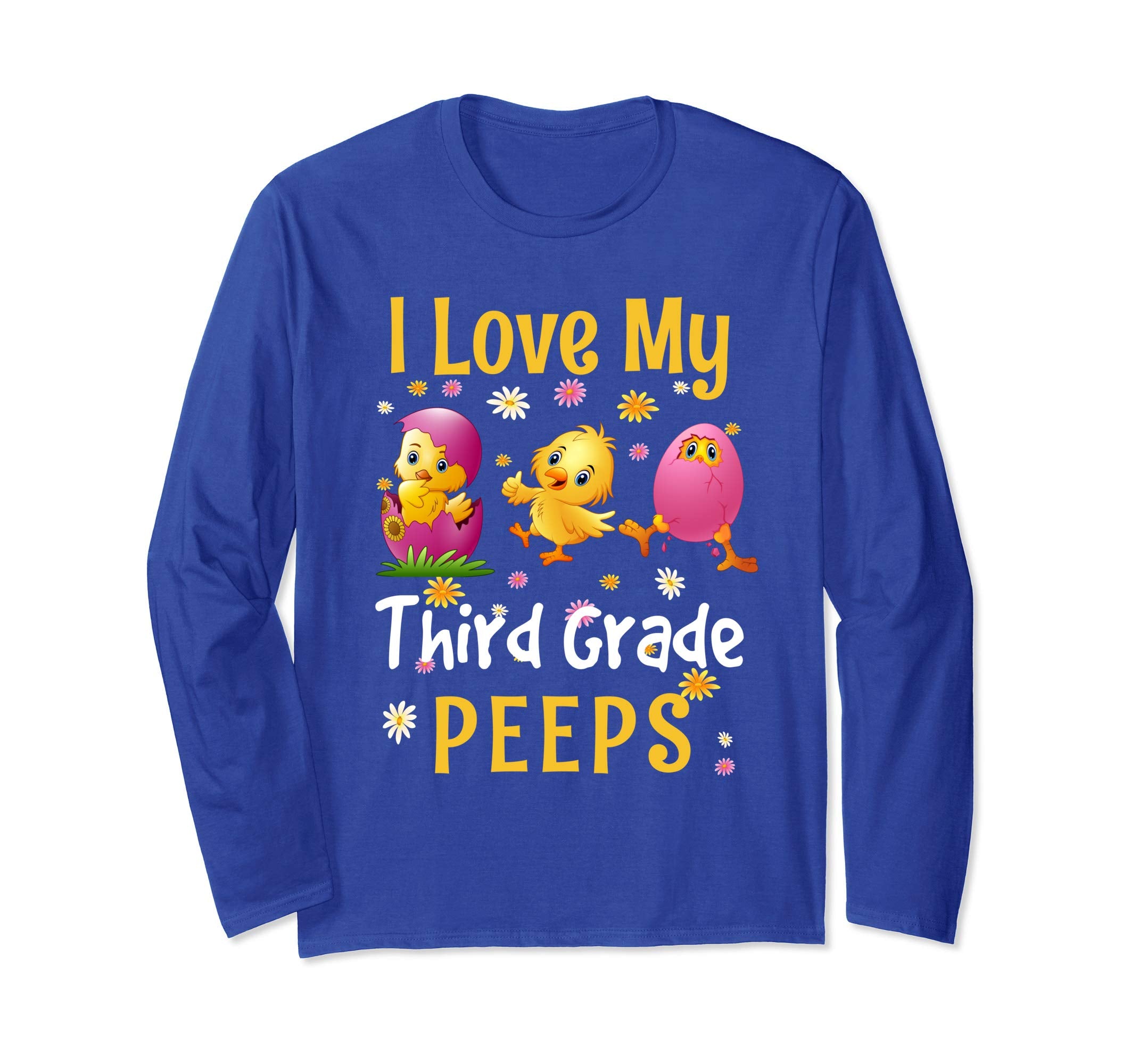 Easter 3rd Grade Teacher Shirt Gift Easter Long Sleeve Shirt