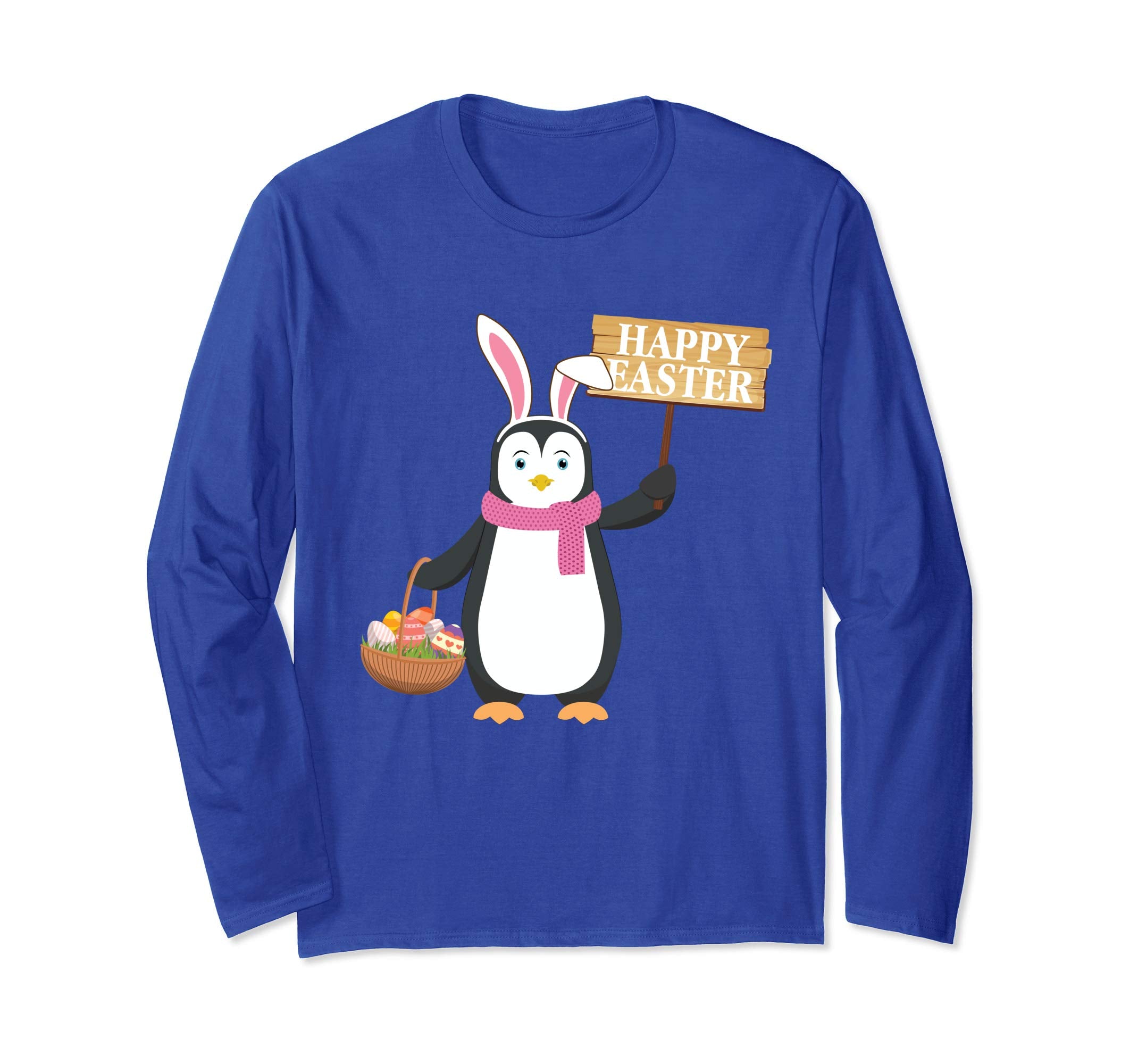 Easter Bunny Penguin Happy Easter T-Shirt Egg Hunting Lovely