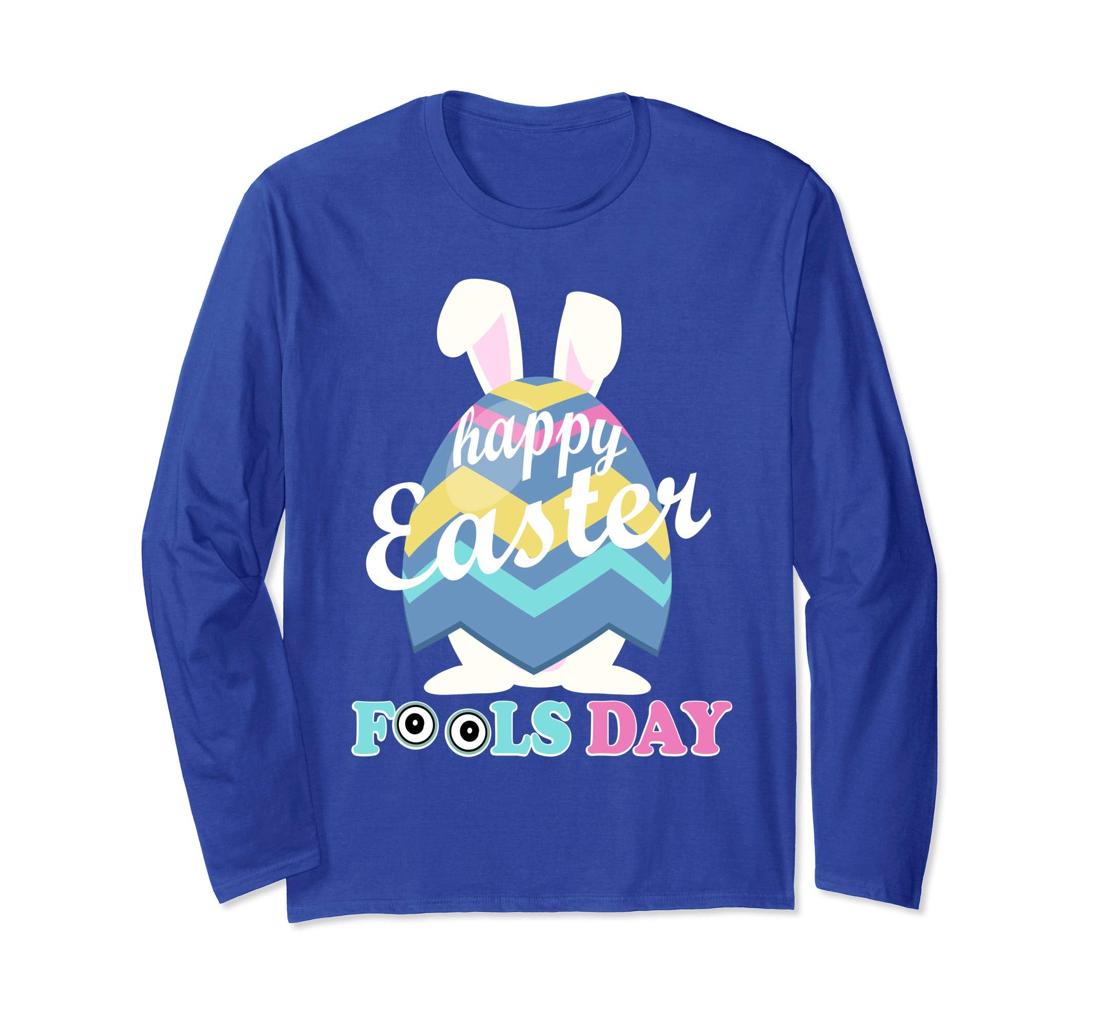 Big Bunny Rabbit &amp; Easter Egg Happy Easter Fools Day Shirt