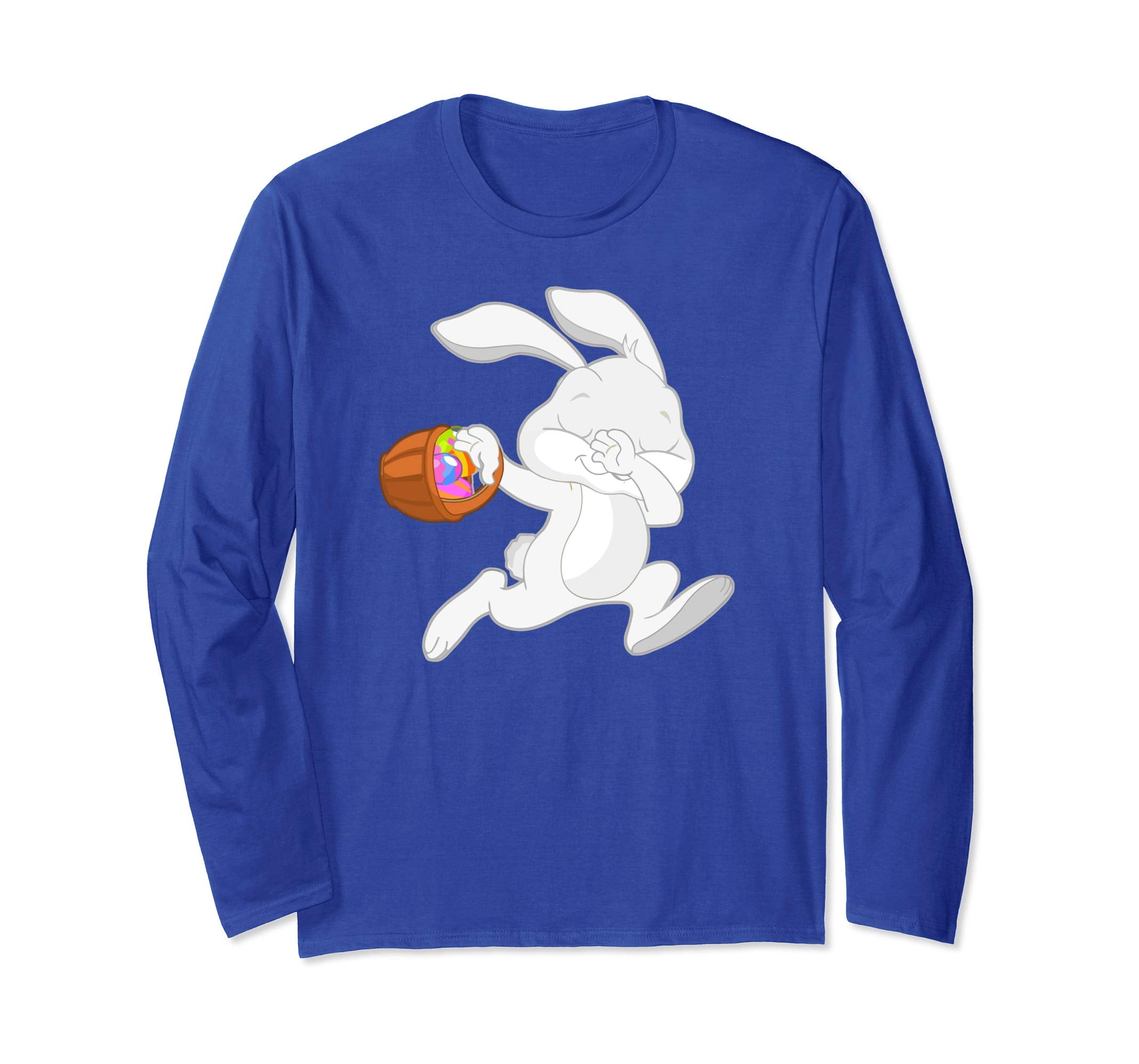 Funny Easter Rabbit Long Sleeve Shirt, Running Bunny Gift