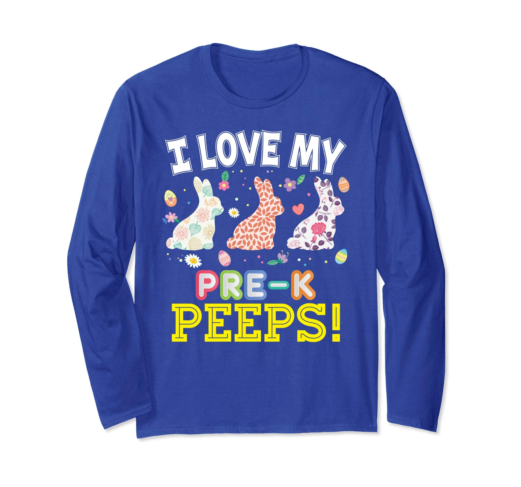 I Love My Pre-K Peeps Teacher Easter Bunnies T-Shirt Cute