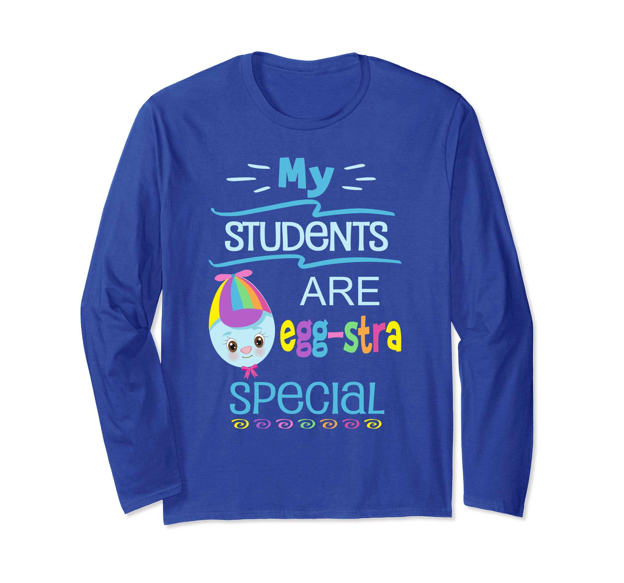 Easter Teacher Longsleeve Shirt Funny Eggstra Students
