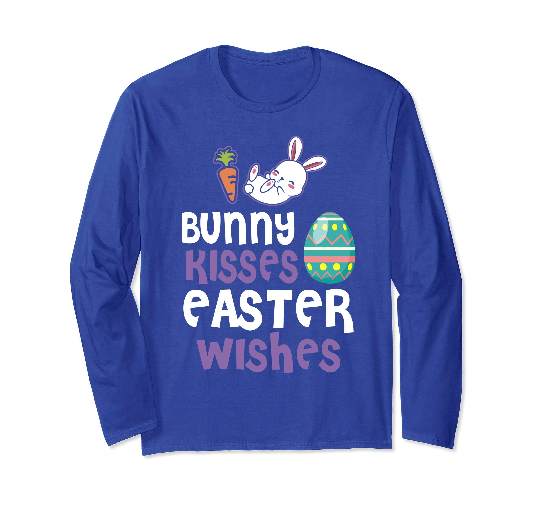 Bunny Kisses Easter Wishes Sunday Egg Hunt Hiding T Shirt