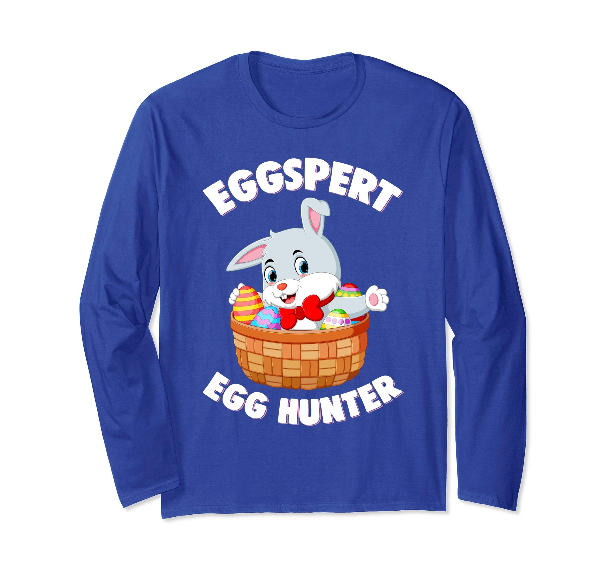 Eggspert Egg Hunter Happy Easter Long Sleeve T Shirt Gift