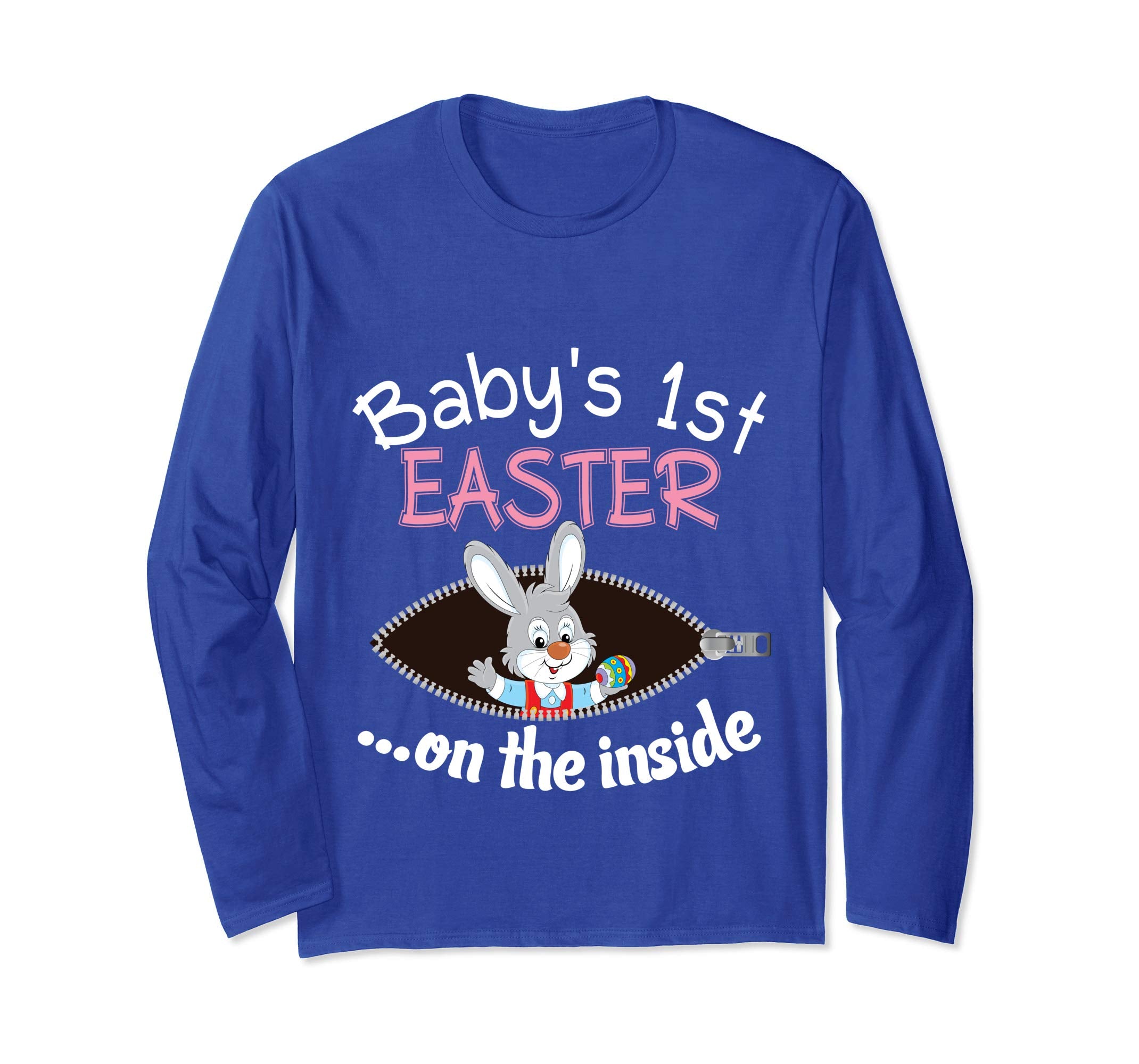 Baby 1st Easter On The Inside T-Shirt Pregnancy Announcement