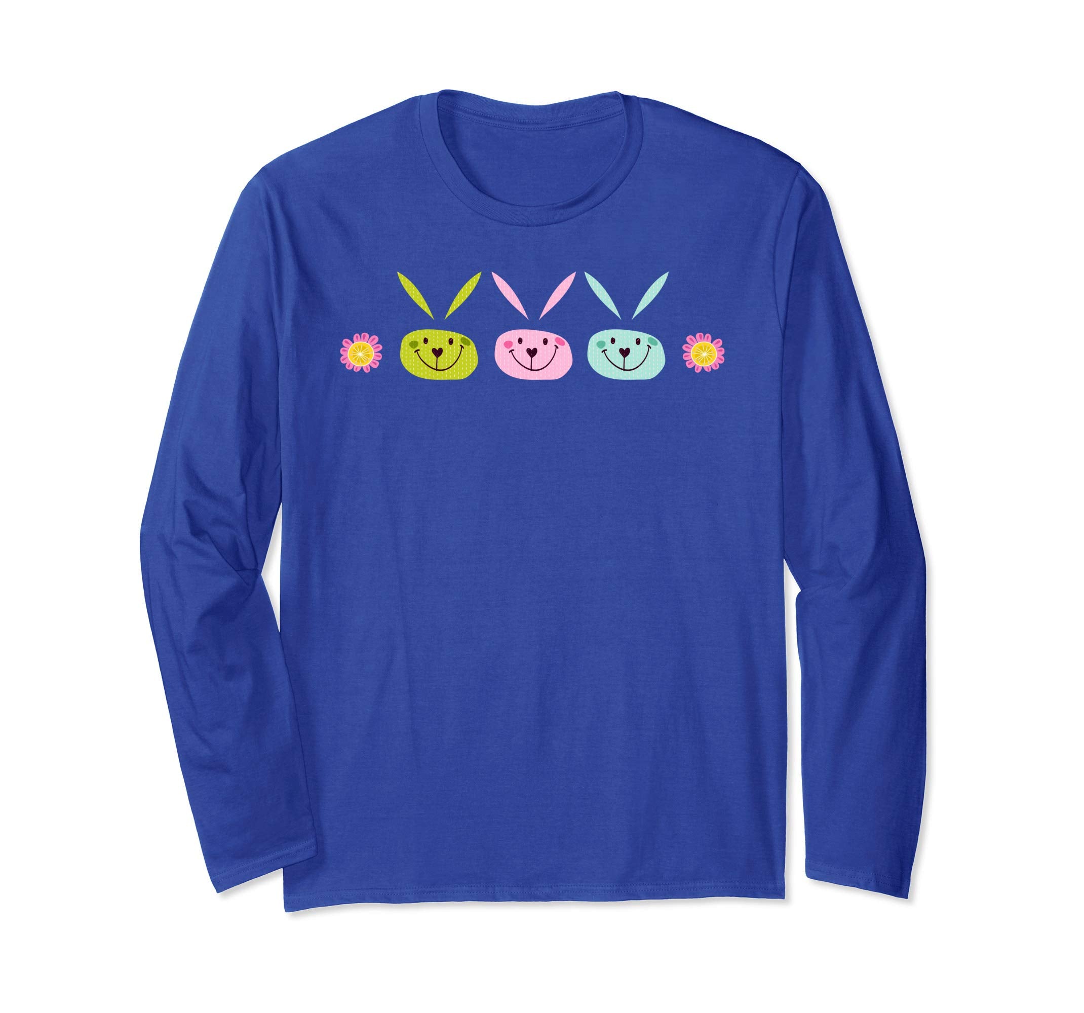 Cute 3 Easter Bunnies Spring Shirt for Women