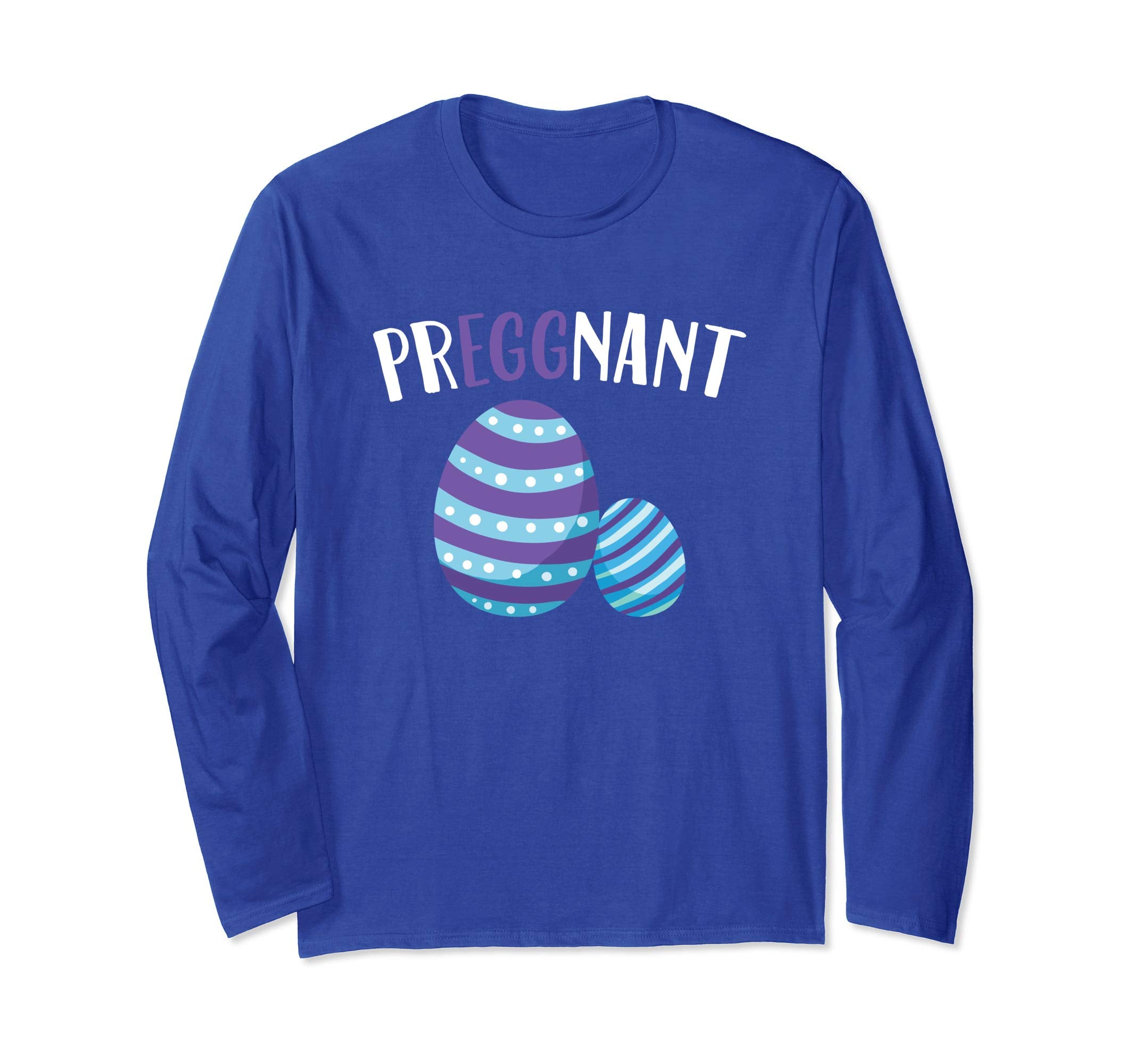 Preggnant Easter Pregnancy Announcement Long sleeve T Shirt