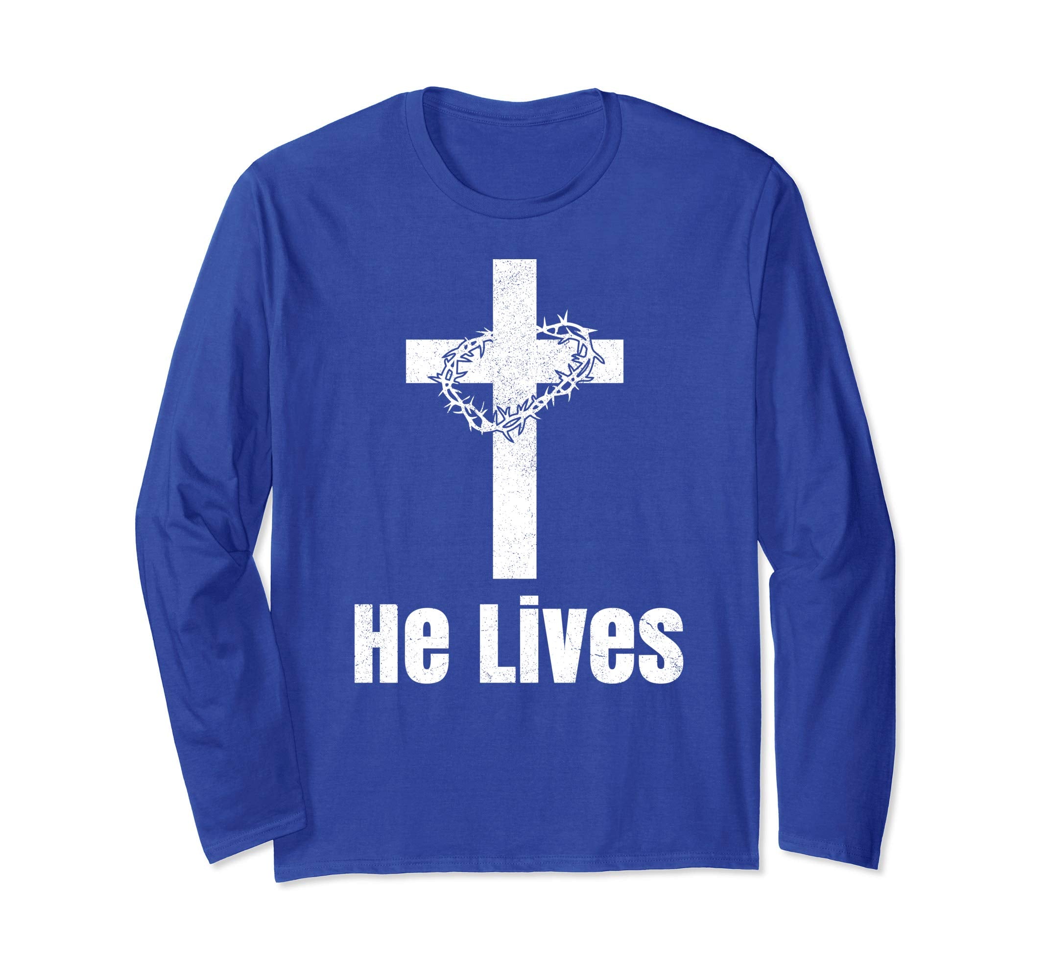 He Lives Easter Religious Christian Jesus Cross T Shirt