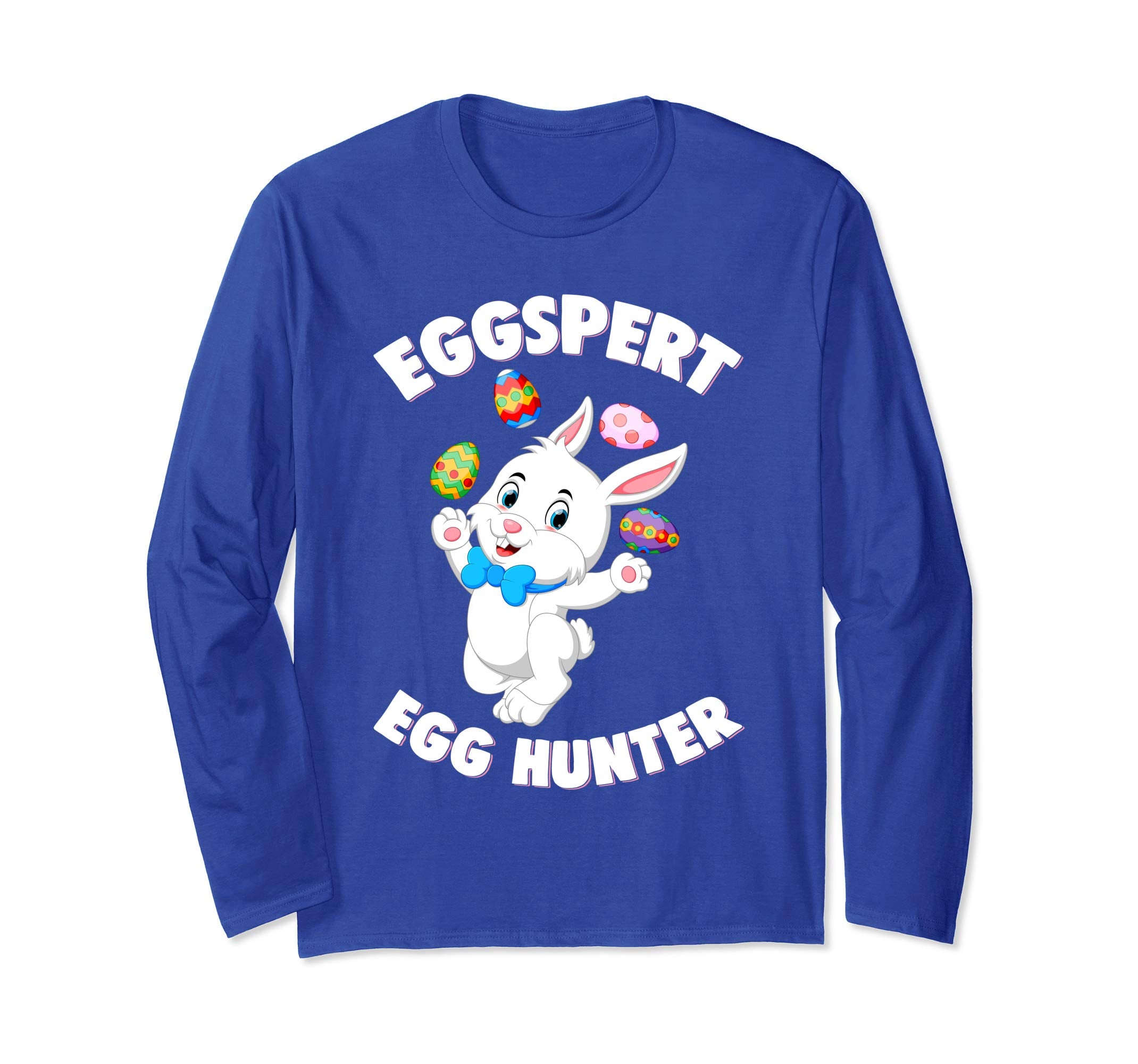 Eggspert Egg Hunter Happy Easter Long Sleeve T Shirt Gift