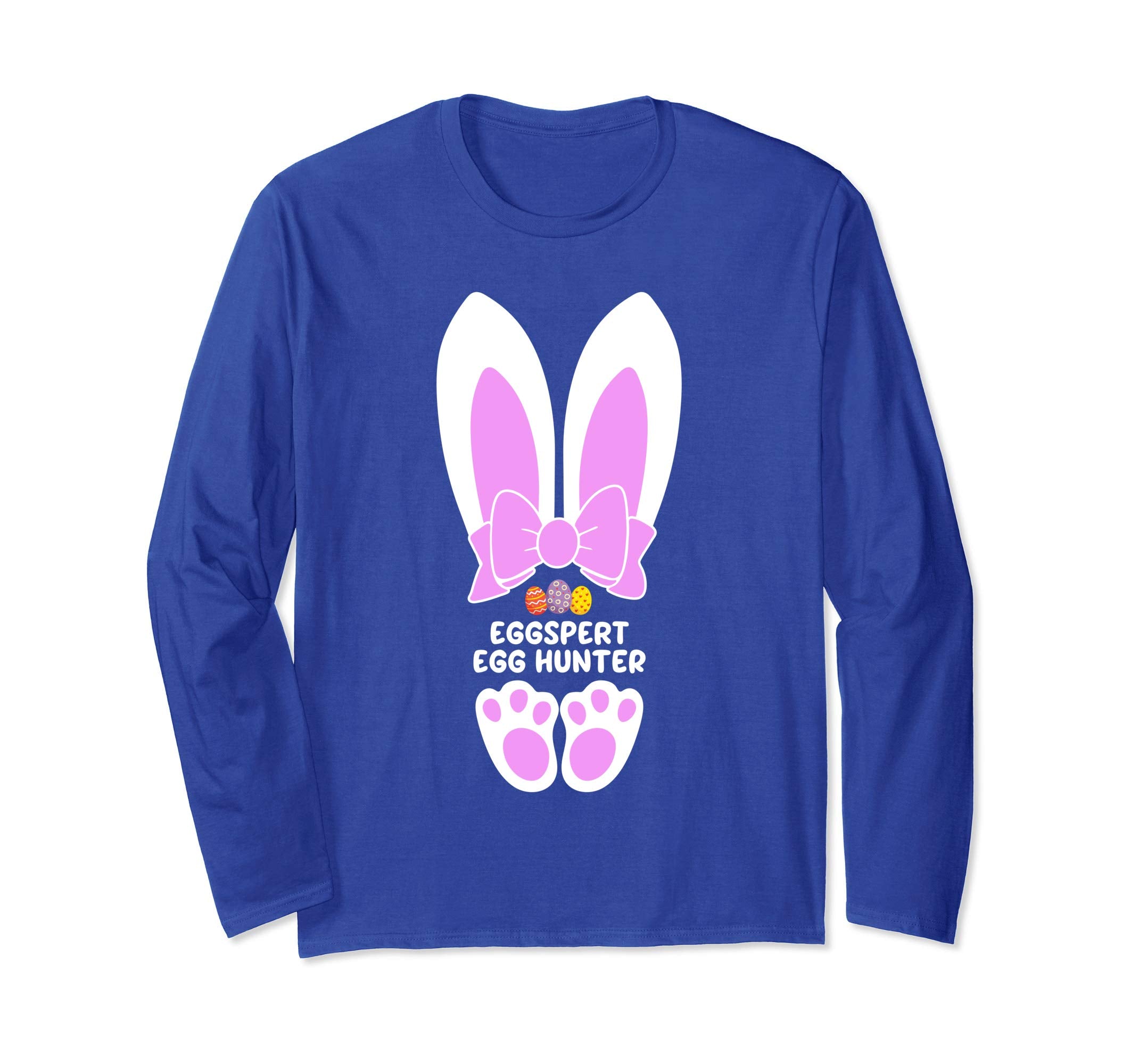 Eggspert Egg Hunter Happy Easter Long Sleeve T Shirt Gift