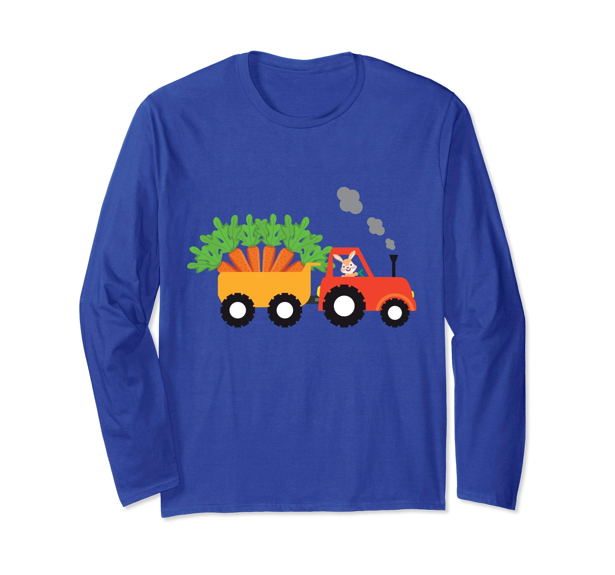I'm Cute Bunny Tractor Carrying Carrots Easter Day T-Shirt