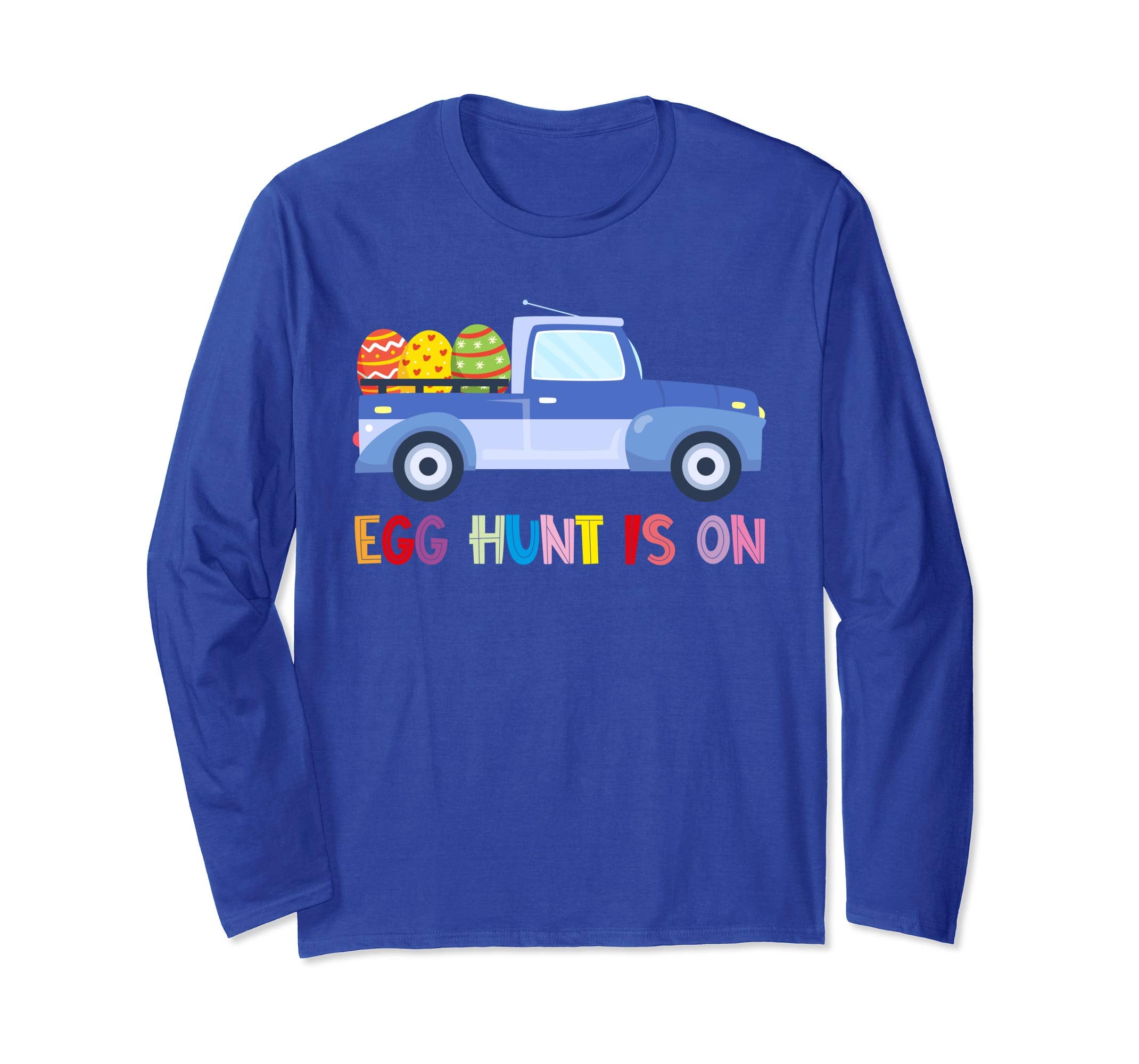 Happy Easter Truck Egg Hunt Is On Long Sleeve T Shirt Gift
