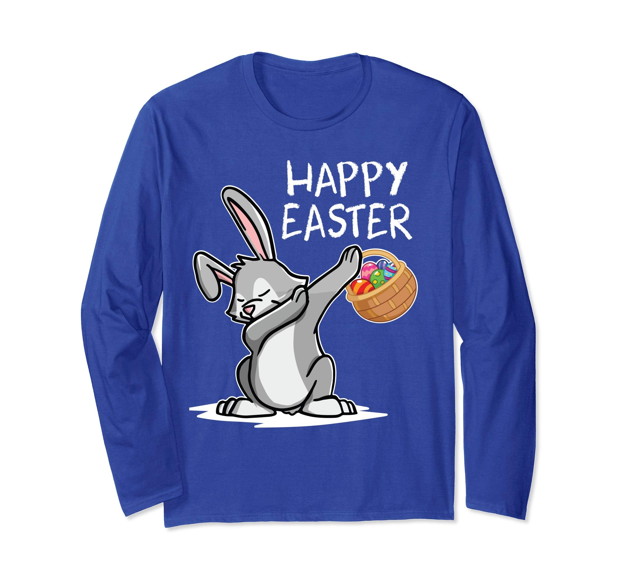 Rabbit Dabbing Dancing With Easter Eggs Shirt Happy Easter