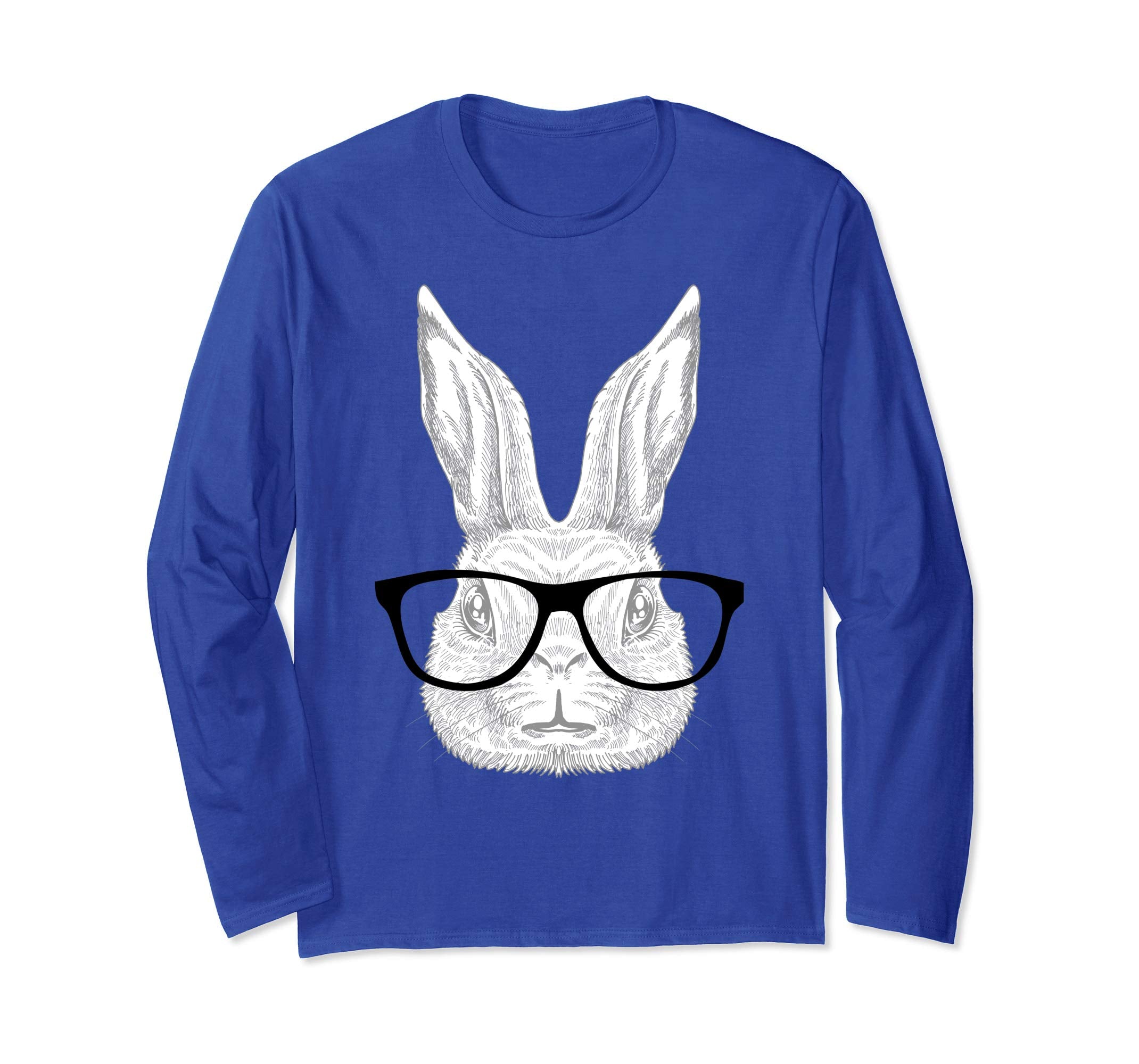 Hipster Bunny Hopster Nerd Glasses Easter Shirt