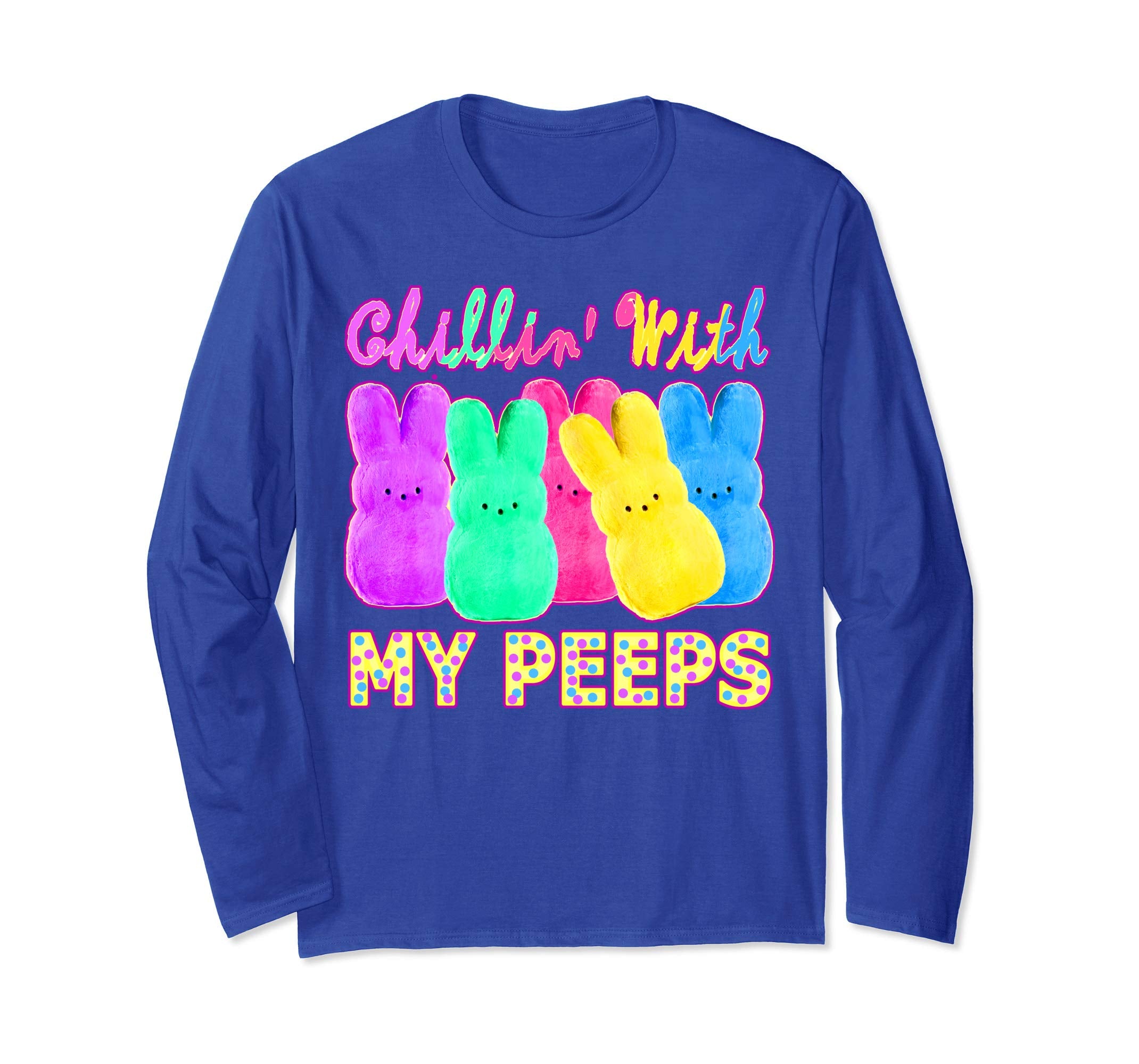 Peeps Bunny Candy Easter Ladies &amp; Men Long-Sleeve T-Shirt