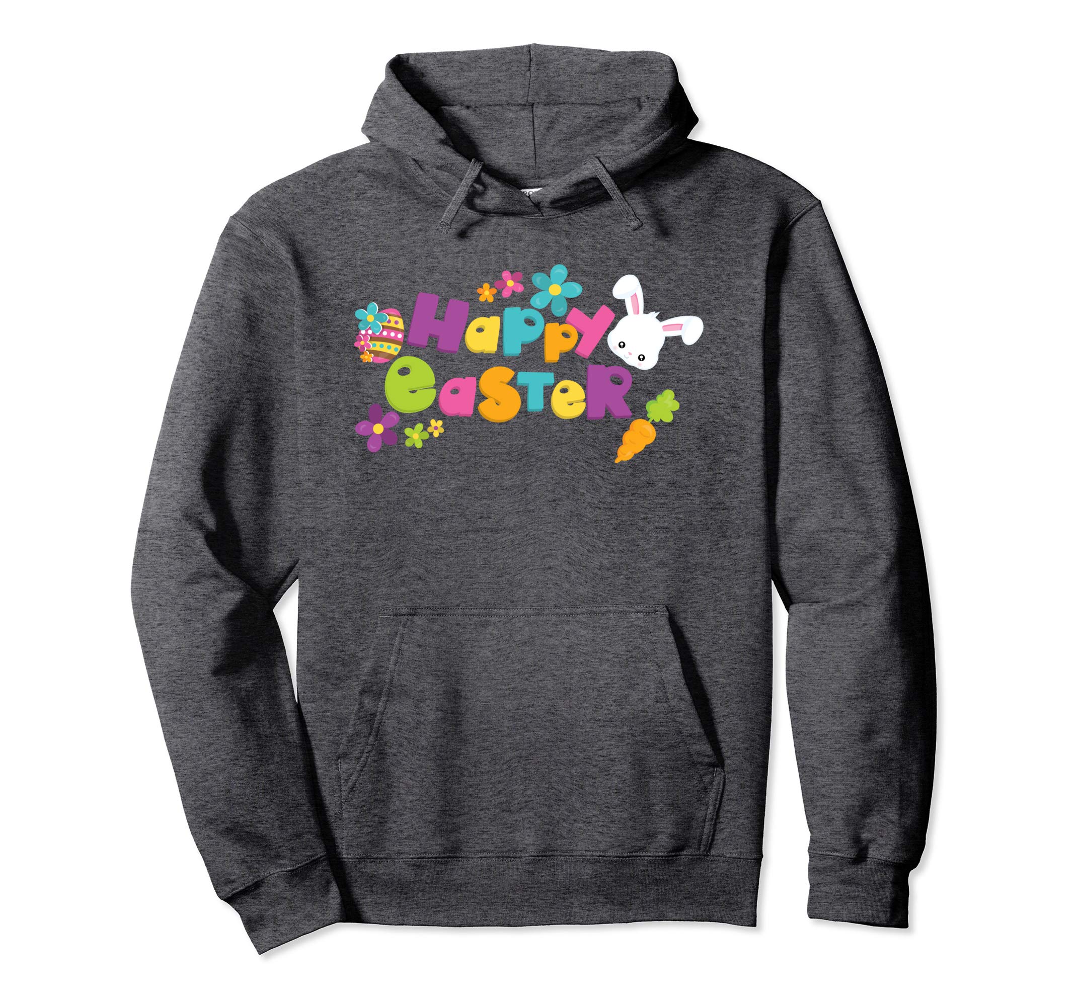Happy Easter Shirt Cute Bunny Flower Carrots Hoody Hoodie