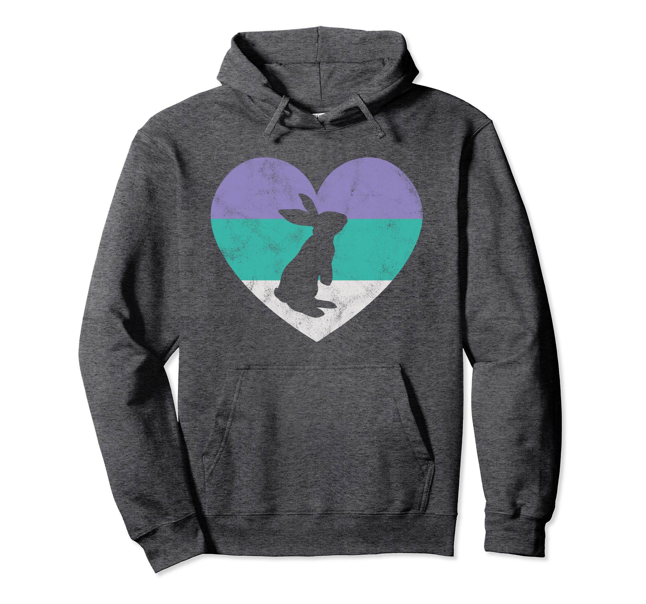Rabbit Gift Hoodie For Women &amp; Girls | Cute Easter Retro