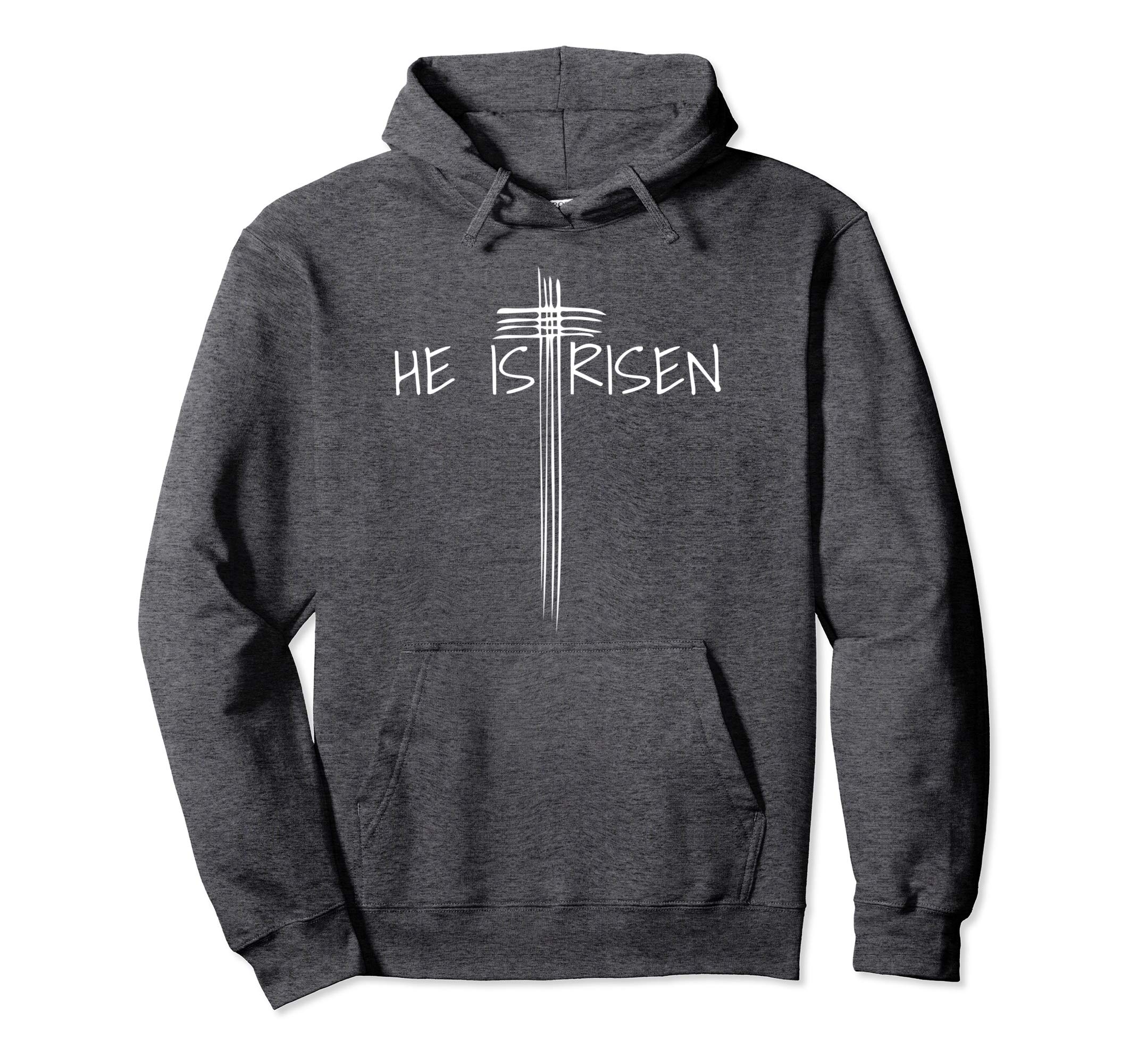 He Is Risen Hoodie Jesus Easter Shirt Christian Faith Gift