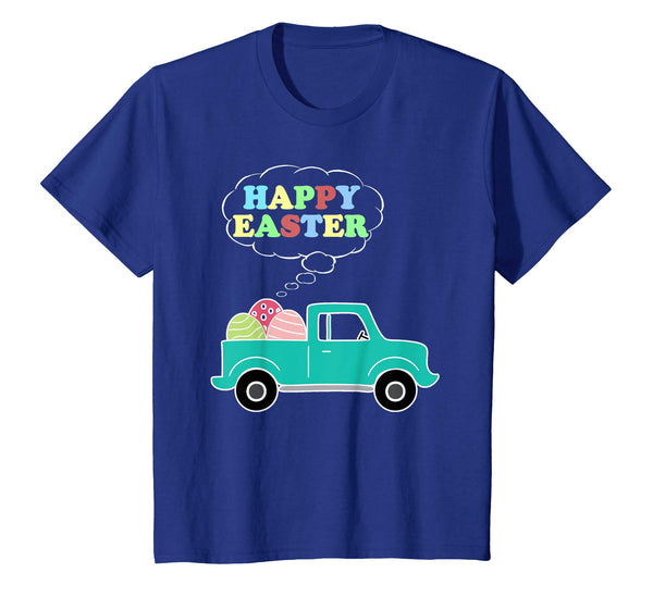 Kids Happy Easter Egg Hunt Truck T-Shirt for Boys