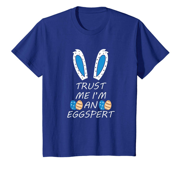 Kids Trust Me I'm An Eggspert Funny Easter Bunny T-Shirt For Boys