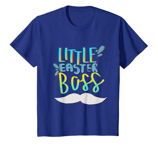 Kids Fun Graphic Little Boss Easter T-Shirt Gift For Boys
