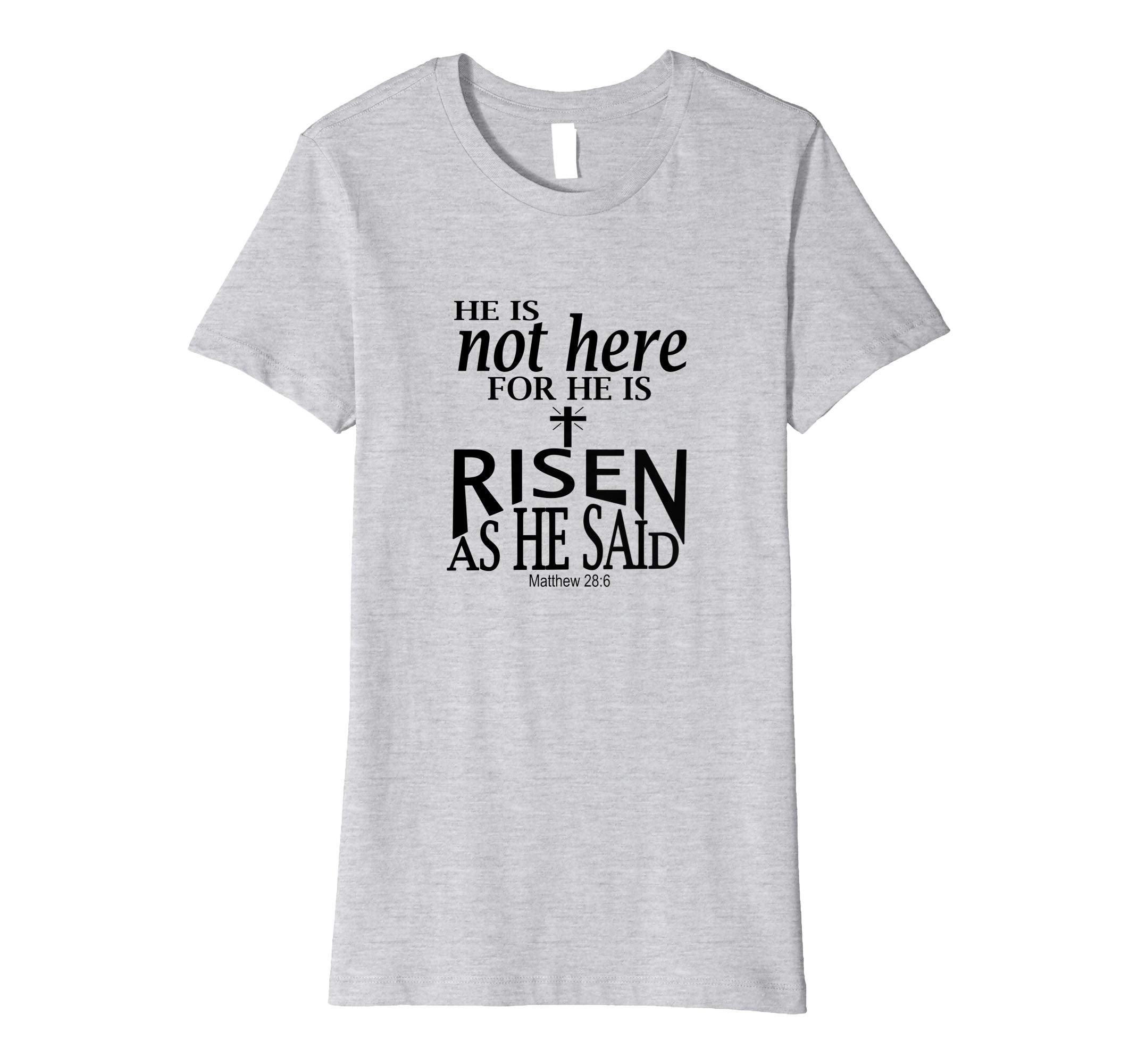 Easter Christian Shirts For Women &amp; Men-He Is Risen