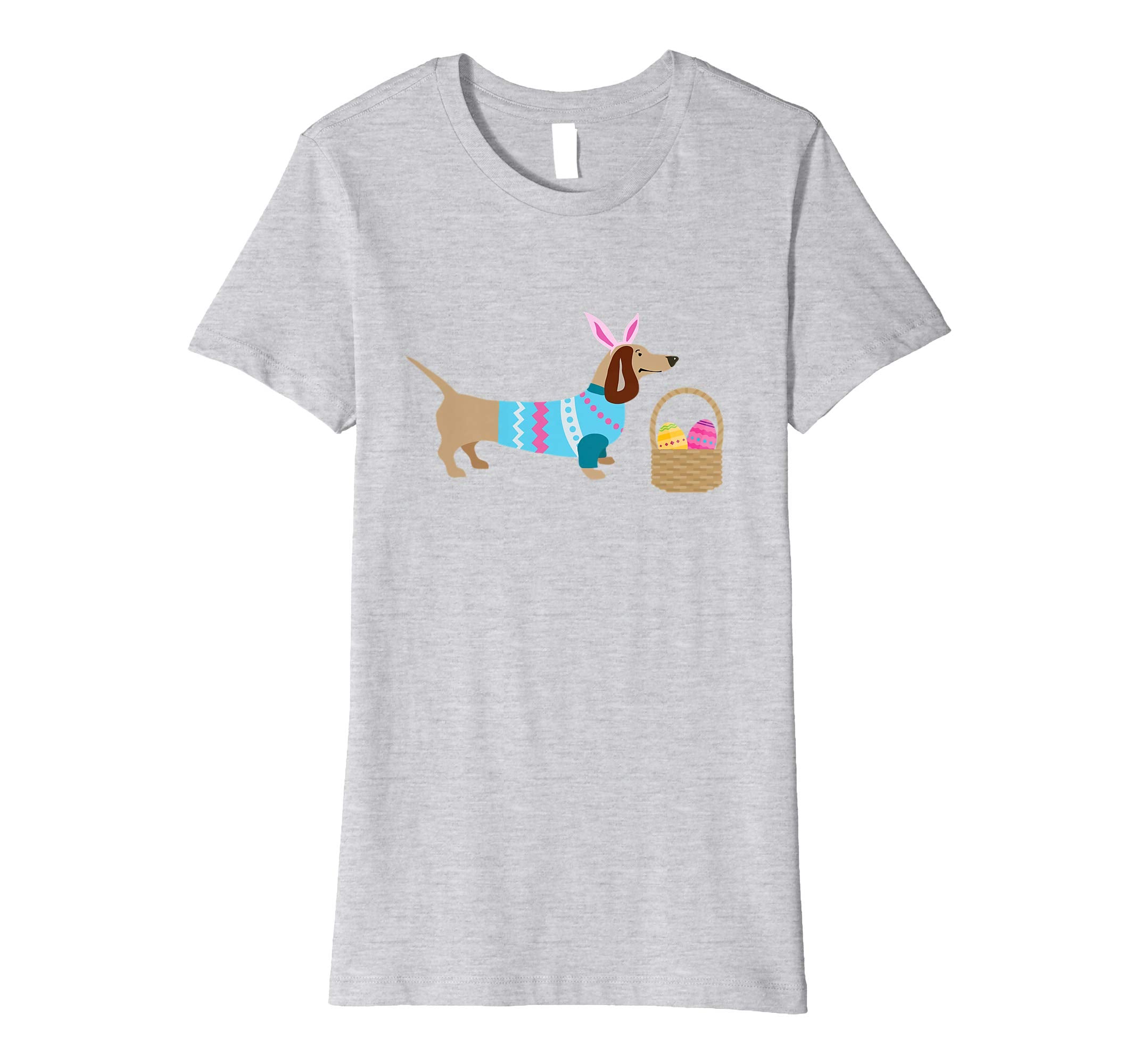 Weiner Daschund Easter T-shirt Doxie in Dog Dress