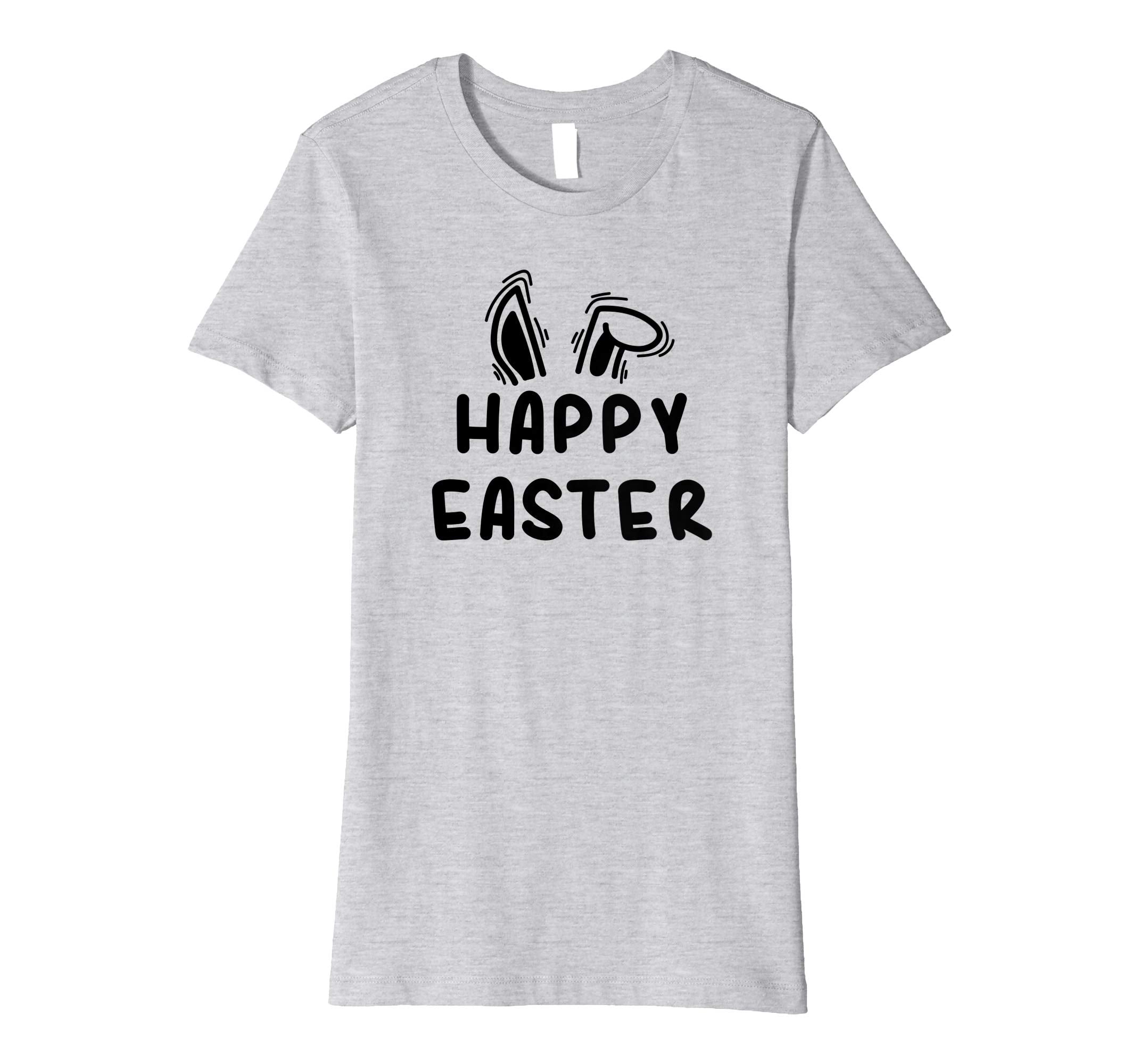 Cute Happy Easter Bunny T shirt for Toddler Girls and Boys
