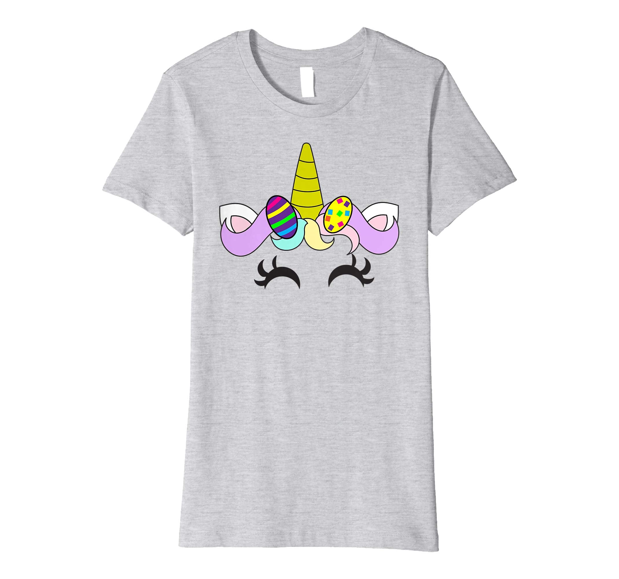 Easter Unicorn Girl Shirt | Cute Easter Painted Eggs Gift