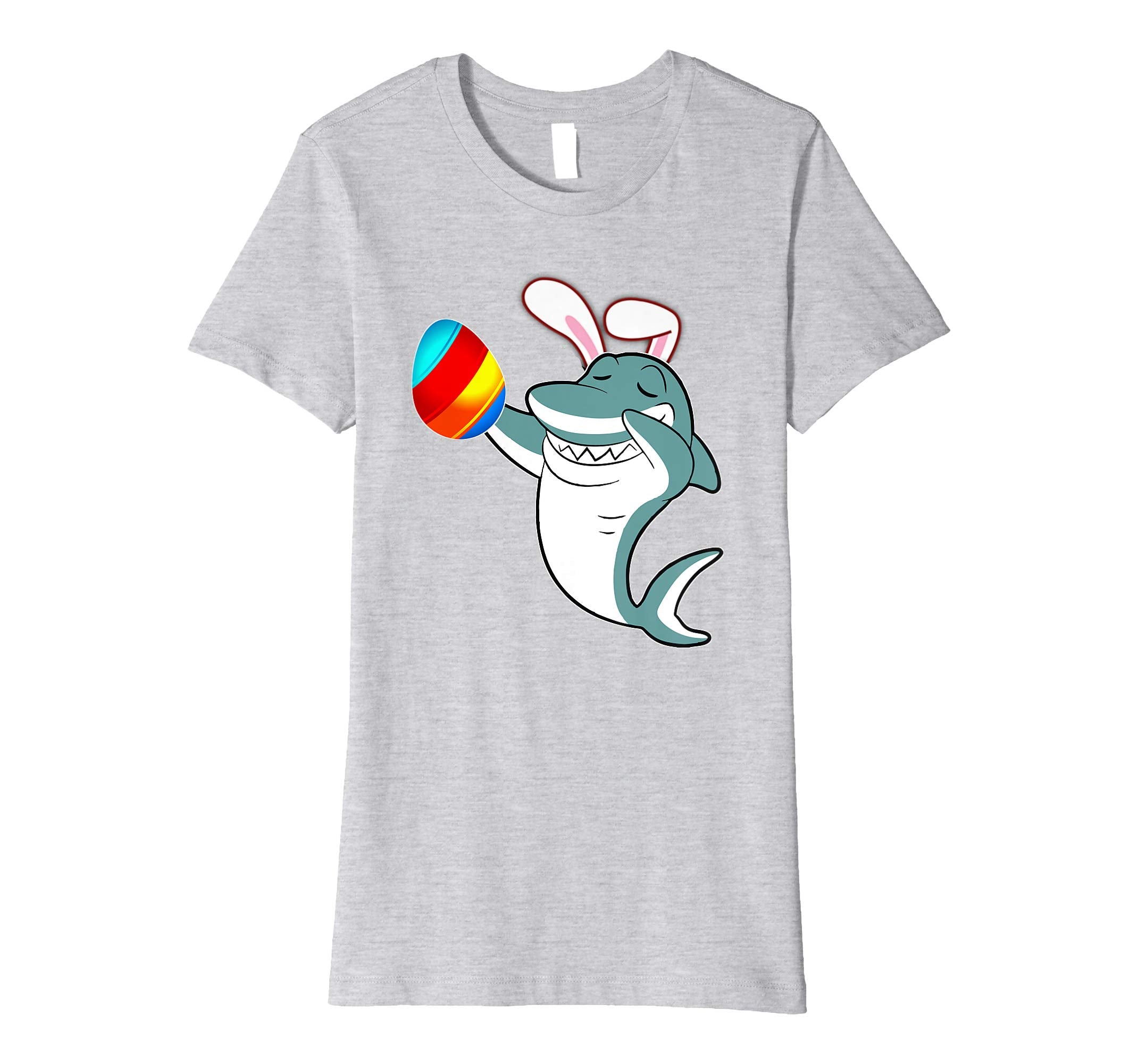 Easter Bunny Dabbing Shark Fish Tshirt Egg Ears Animal Gift