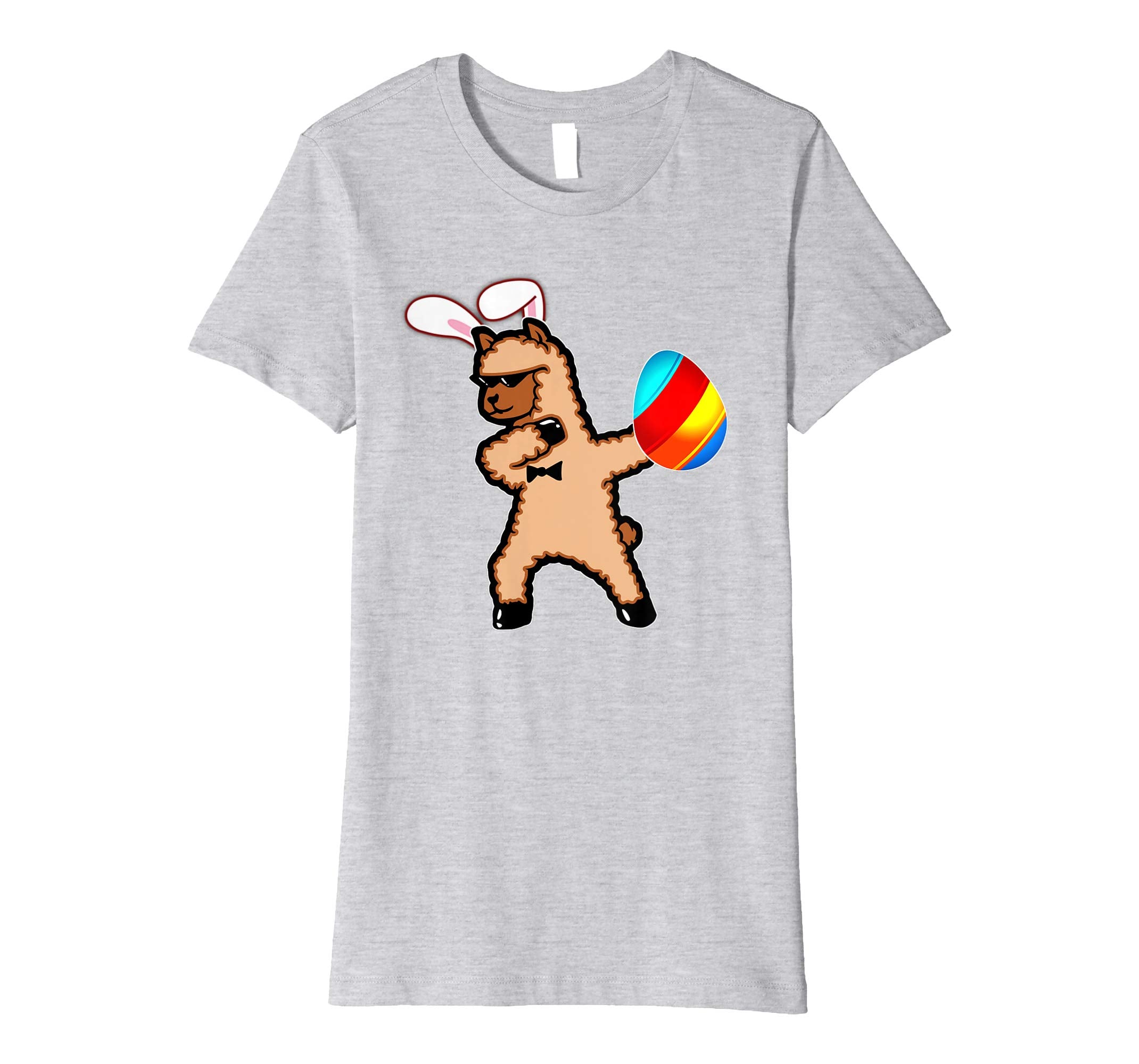Easter Bunny Dabbing Llama Alpaca Tshirt Egg Ears Gift