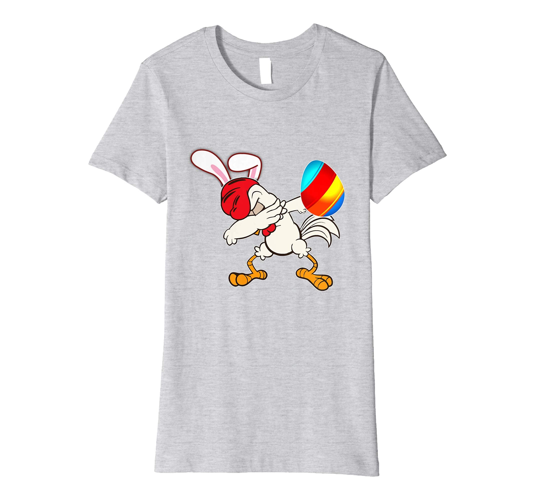 Easter Bunny Dabbing Chicken Rooster Tshirt Egg Ears Gift