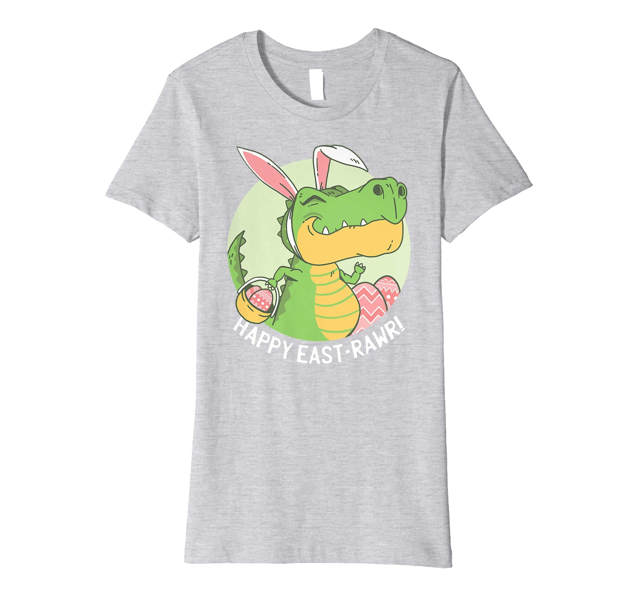 HAPPY EASTRAWR Shirt T Rex Dinosaur Easter Bunny Egg Kids