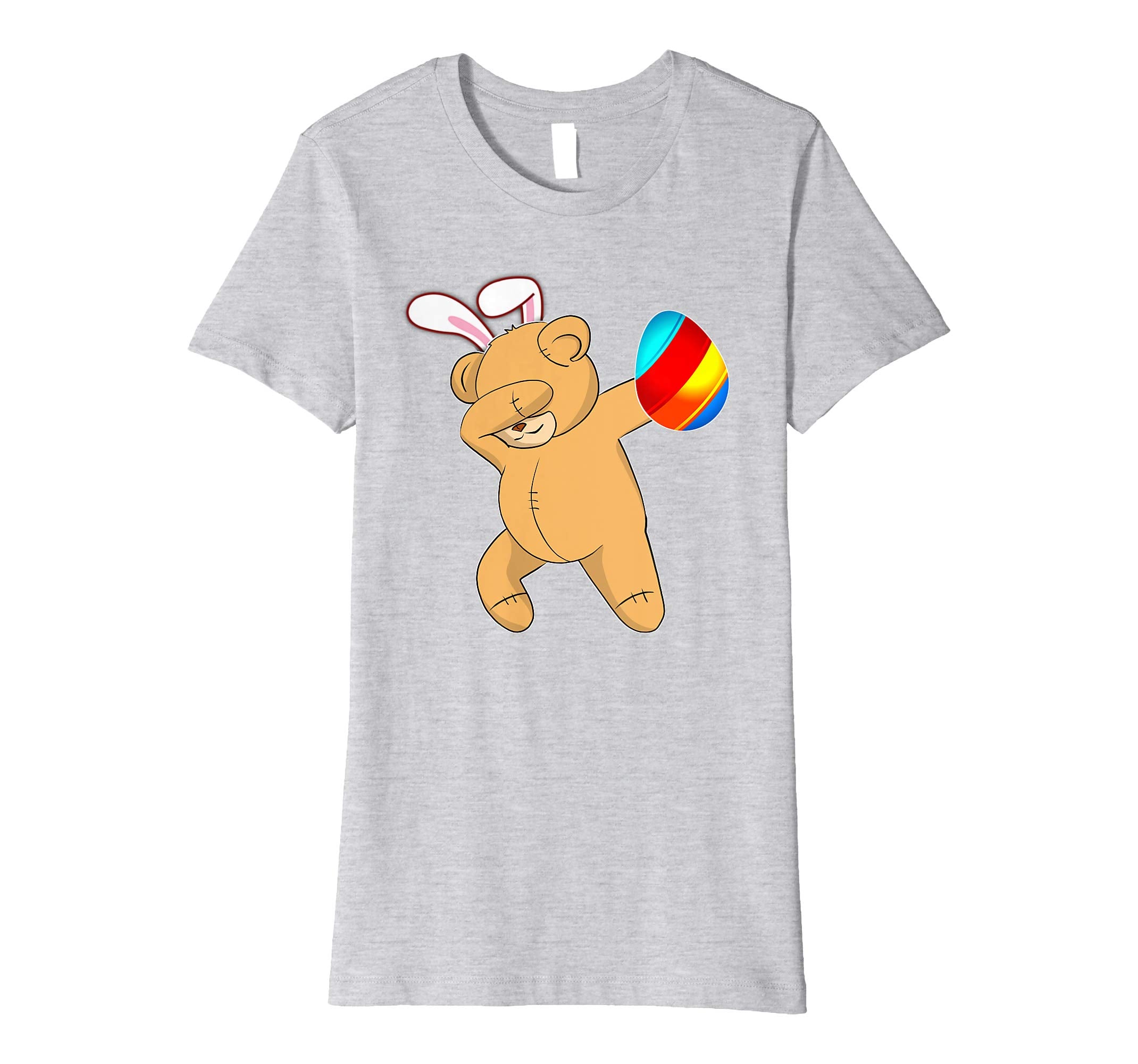 Easter Bunny Dabbing Teddy Bear Tshirt Egg Ears Gift