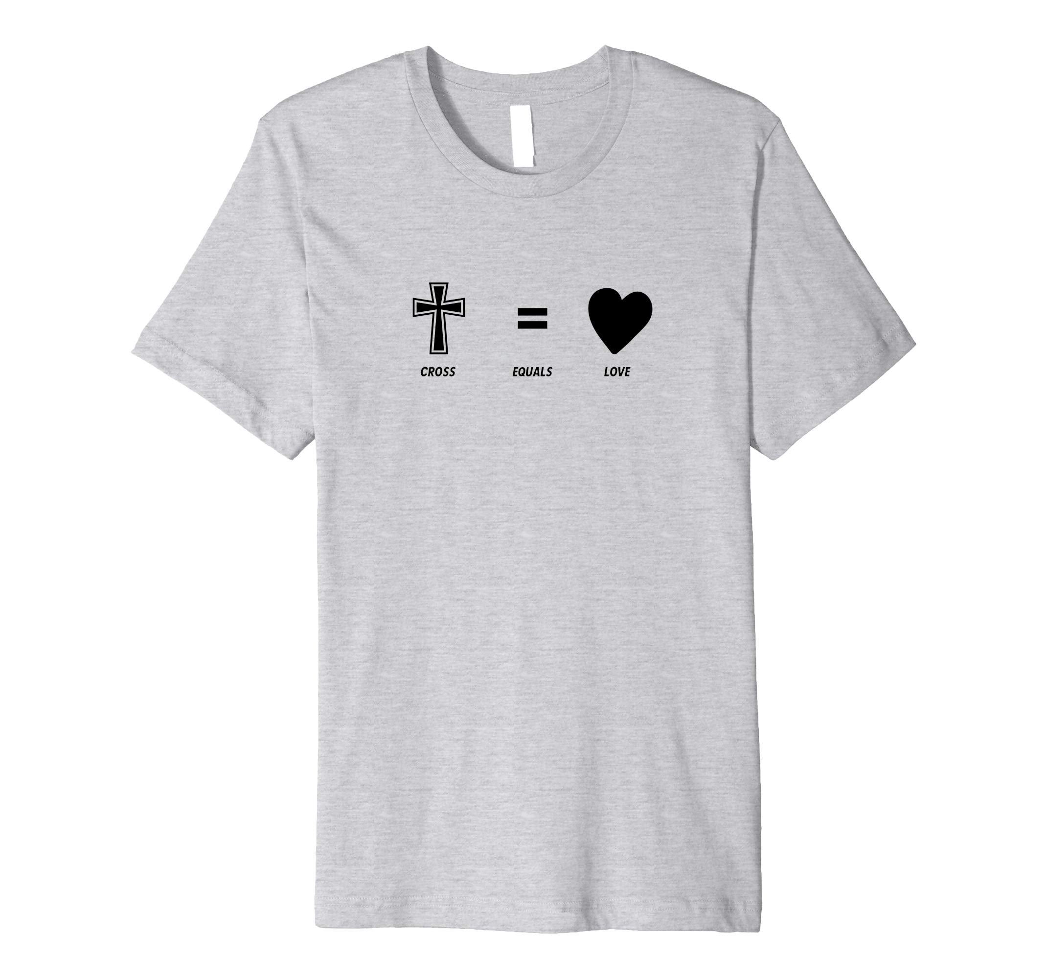 Cross Equals Love Inspiring Easter Christian Gift Shirt