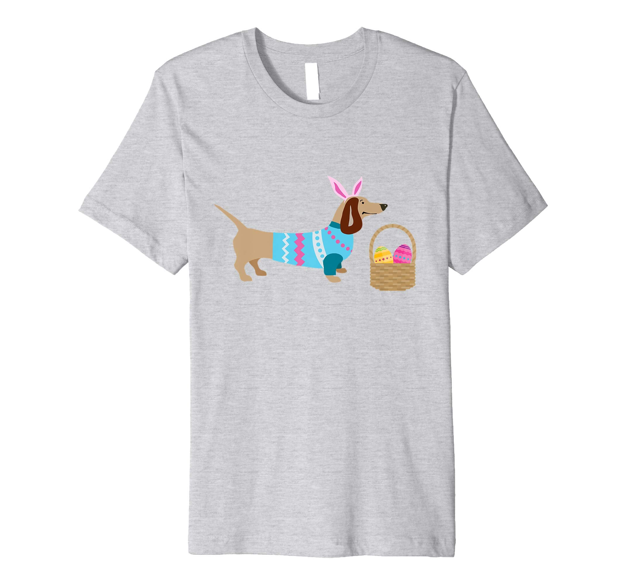 Weiner Daschund Easter T-shirt Doxie in Dog Dress