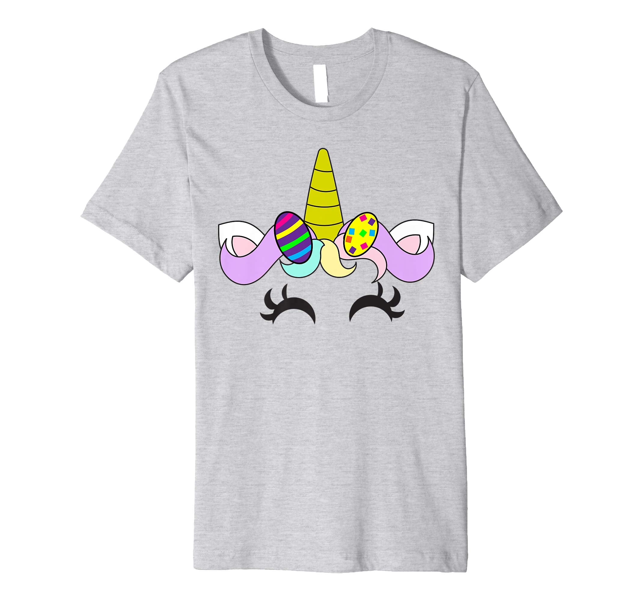 Easter Unicorn Girl Shirt | Cute Easter Painted Eggs Gift