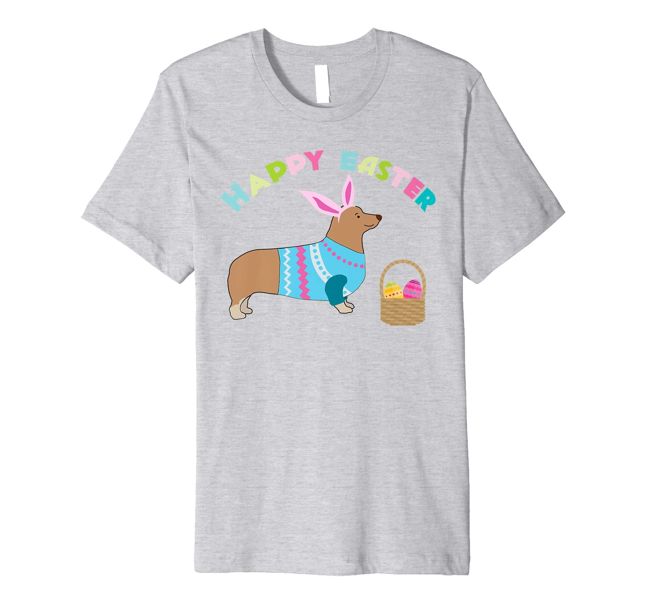 Corgi Easter T-shirt Pembroke Welsh Corgi in Dog Dress