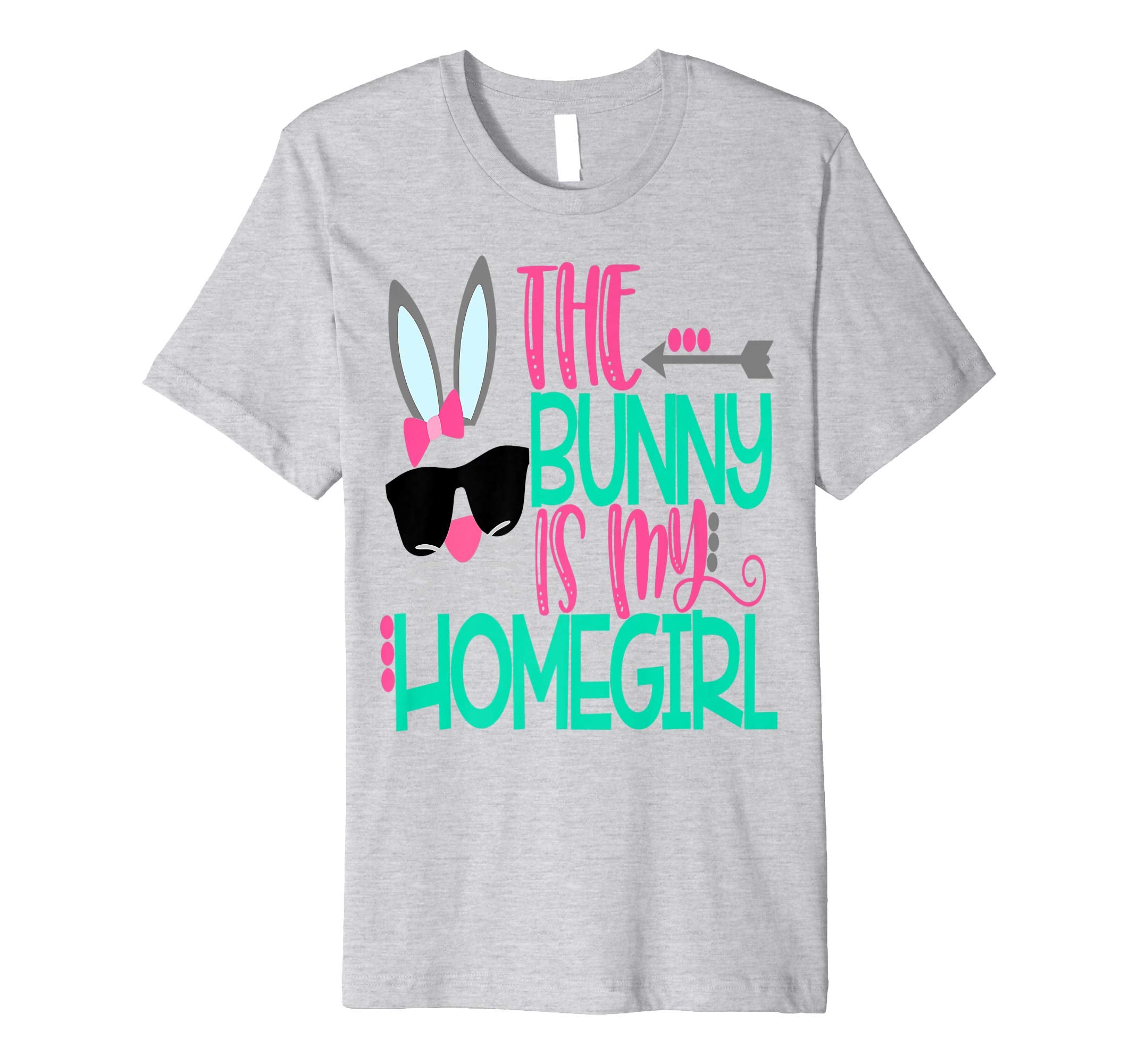 The Easter Bunny Is My Homegirl Shirt Cute Kids School Girls