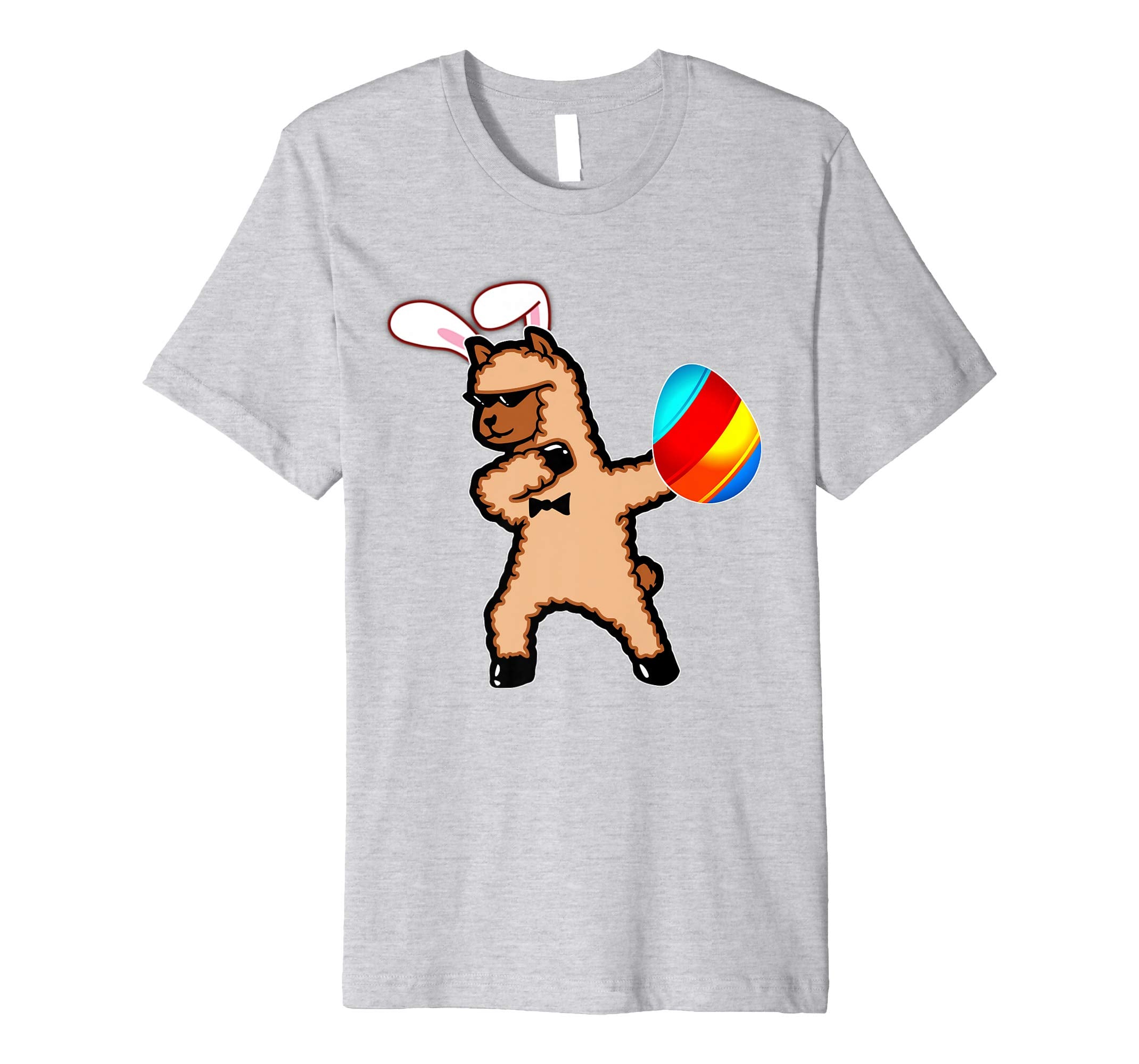 Easter Bunny Dabbing Llama Alpaca Tshirt Egg Ears Gift