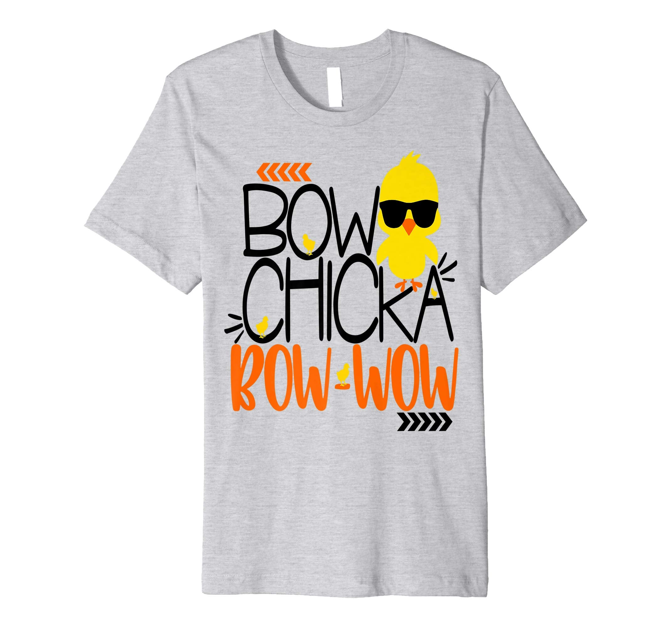 Cute Bow Chicka Bow Wow Easter Shirt Kids Boys Son Egg Hunt