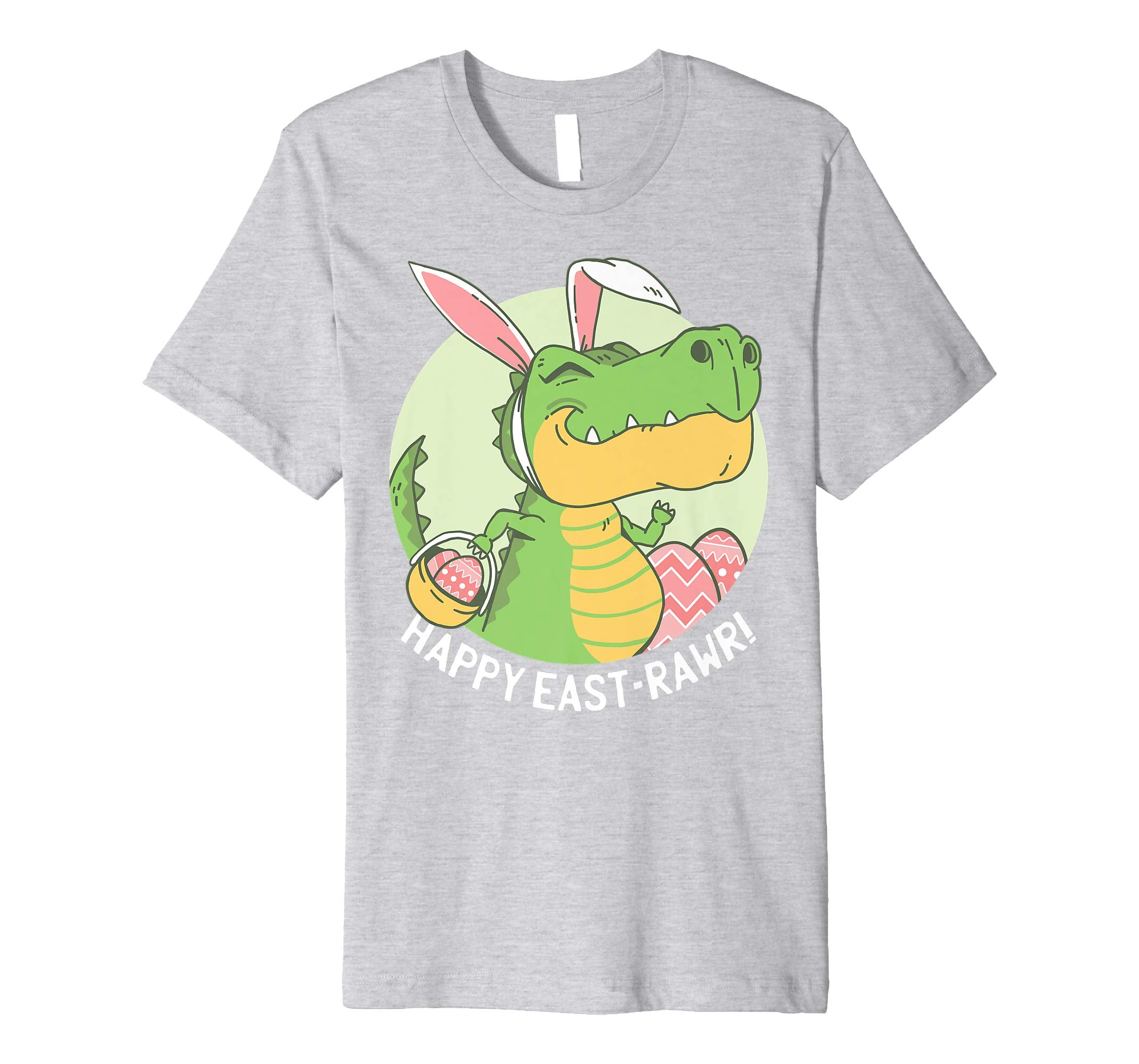 HAPPY EASTRAWR Shirt T Rex Dinosaur Easter Bunny Egg Kids